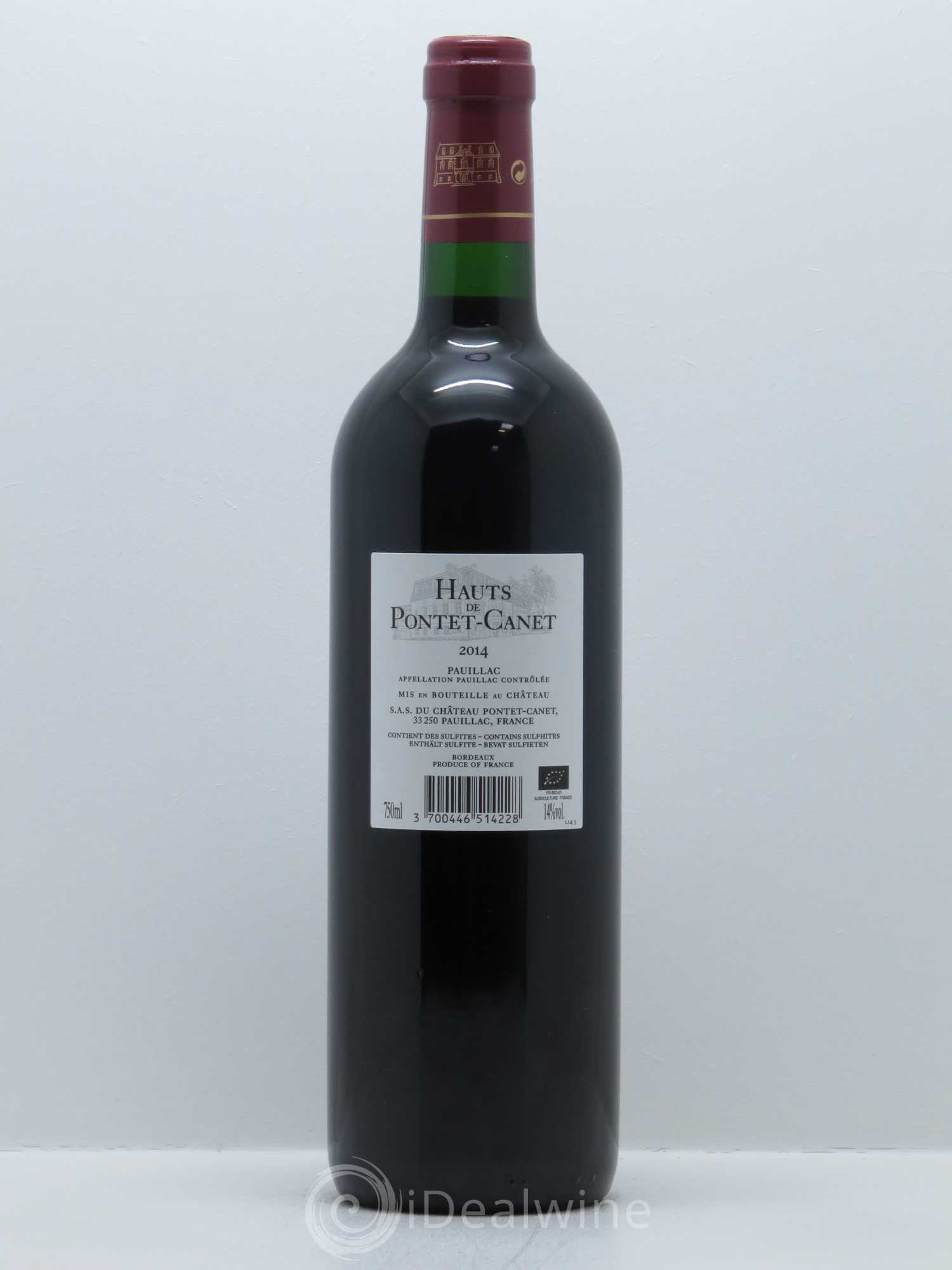 Les Hauts de Pontet-Canet Second Vin 2014 - Lot de 1 bouteille - 1