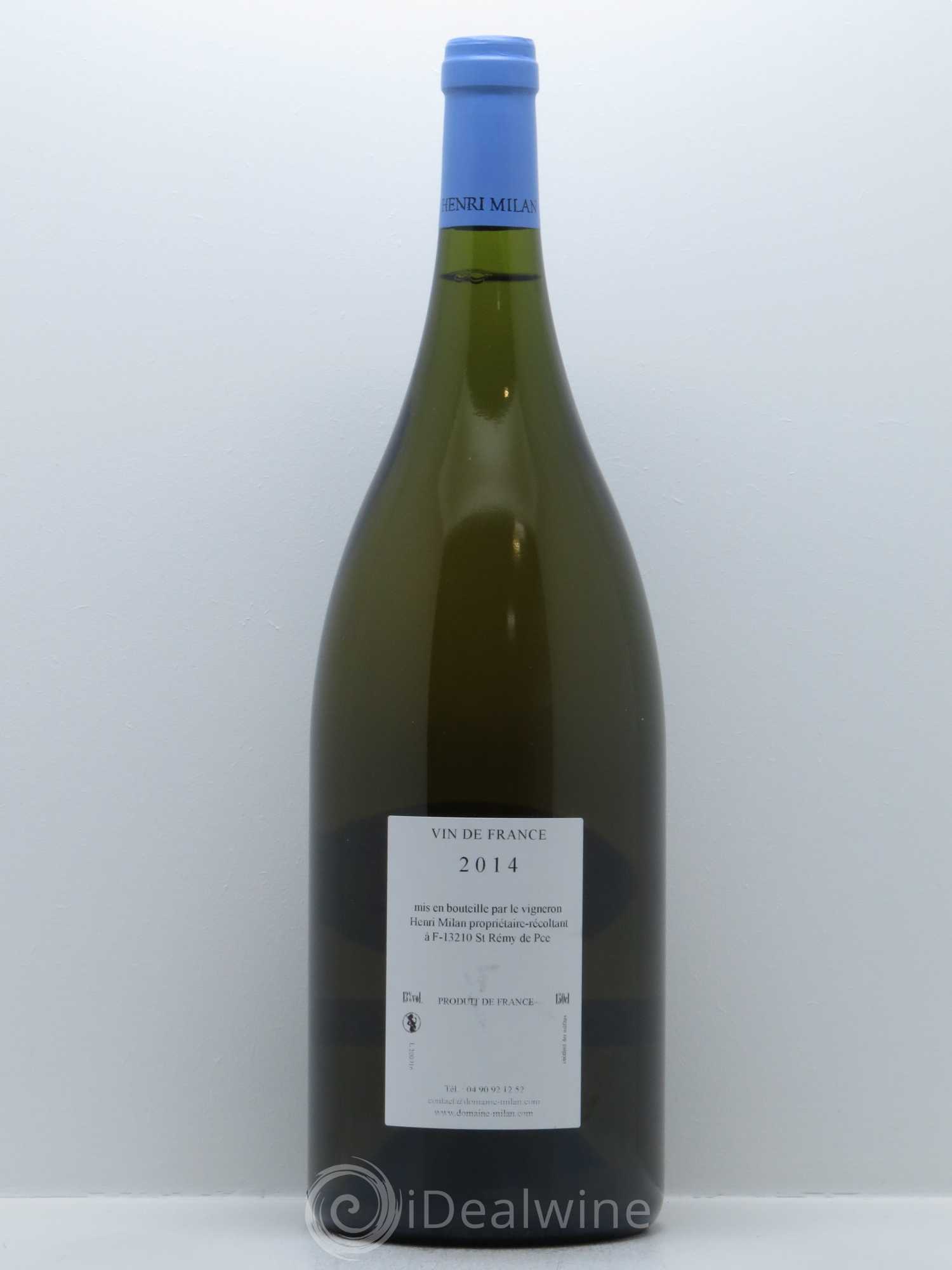 Vin de France Le Grand Blanc Henri Milan 2014 - Lot de 1 magnum - 1