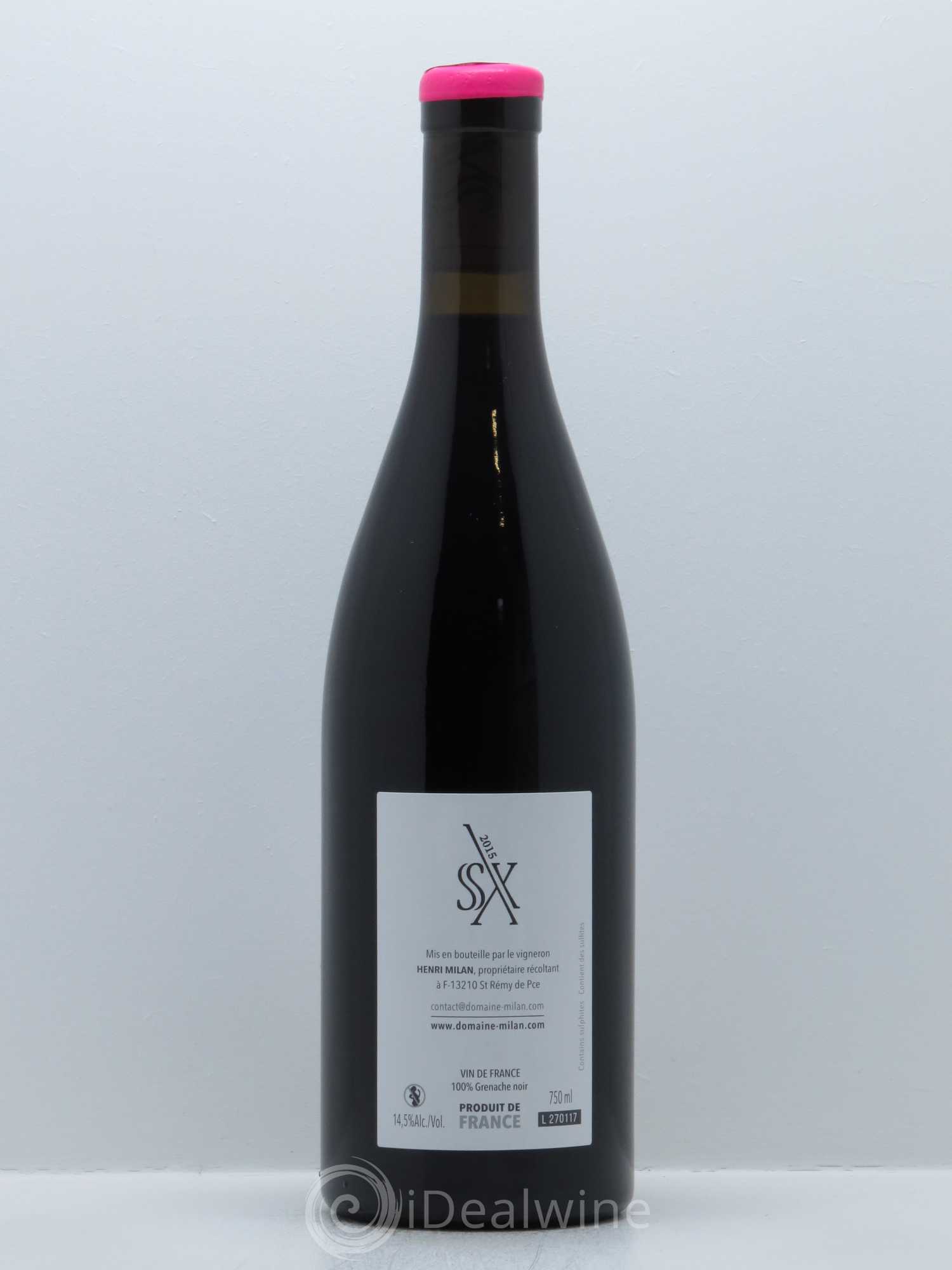Vin de France S & X Henri Milan 2015 - Lot de 1 bouteille - 1