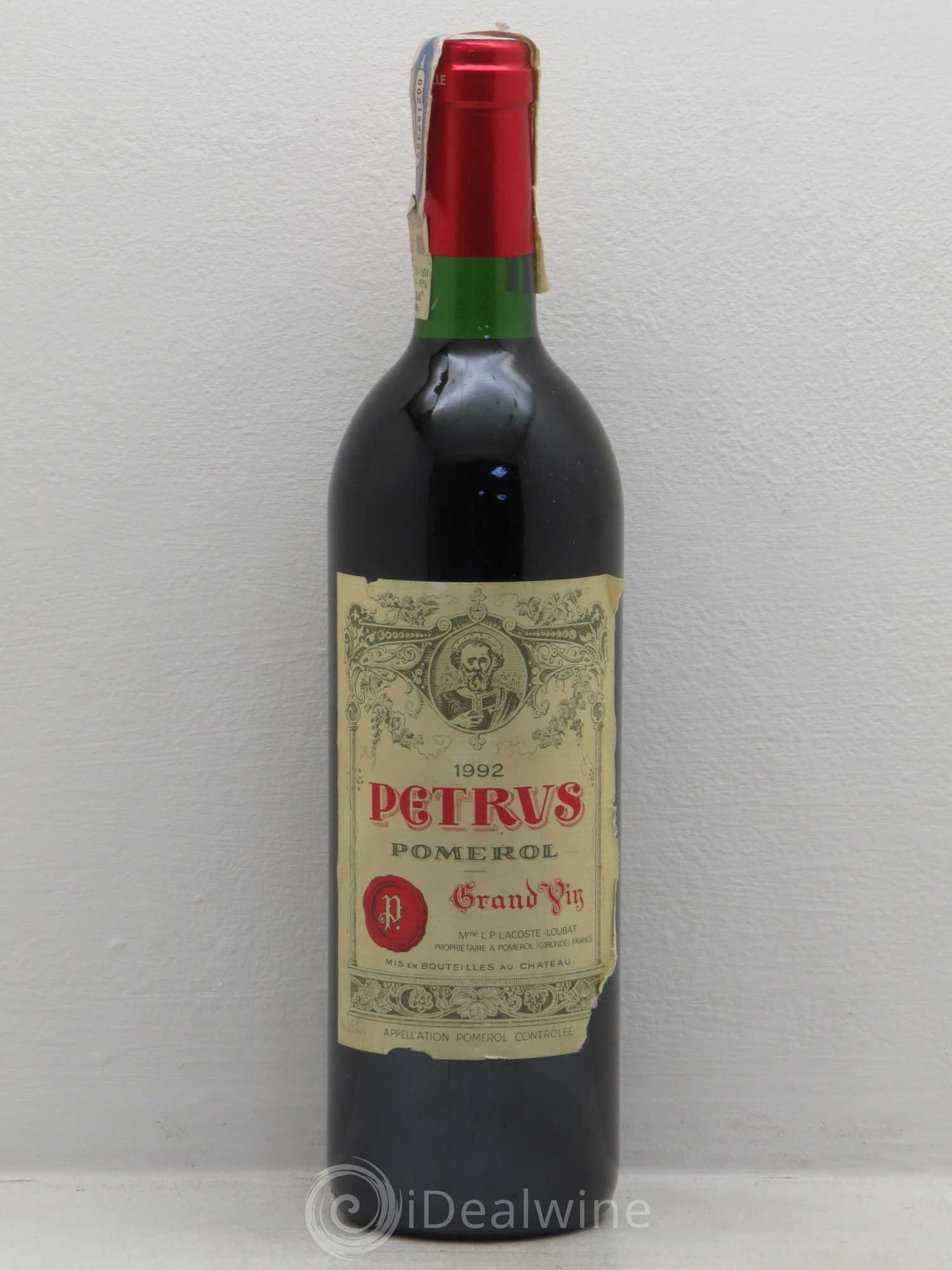 Petrus 1992 - Lot de 1 bouteille - 0