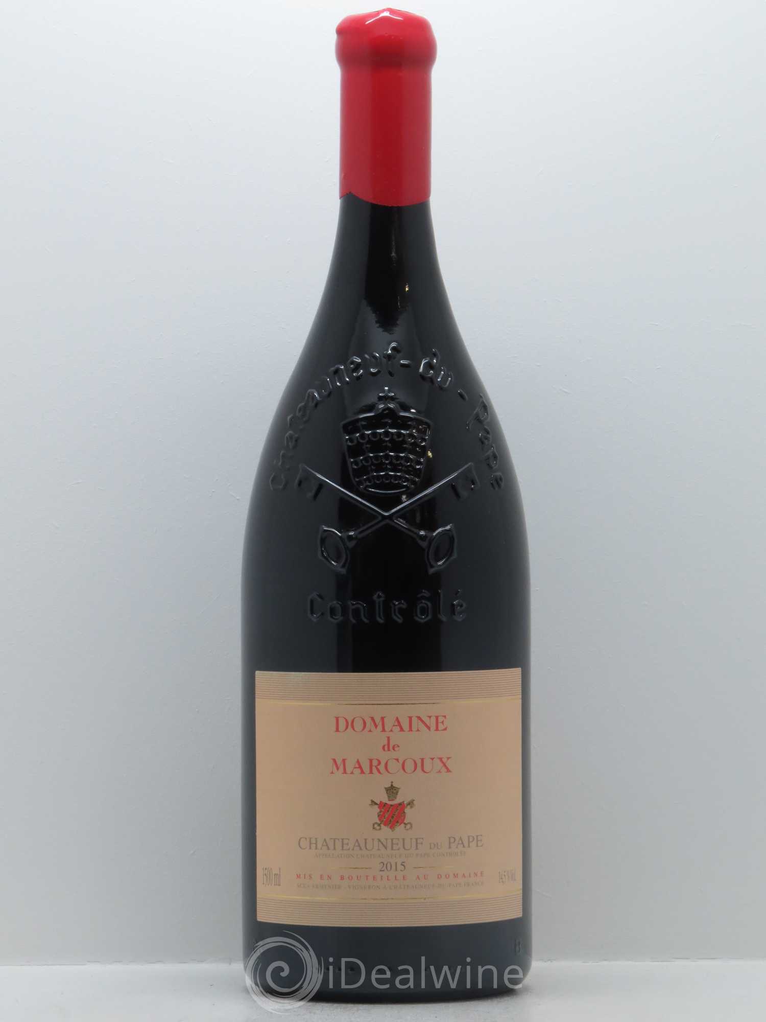 Châteauneuf-du-Pape Marcoux (Domaine de) 2015 - Lot de 1 magnum - 0