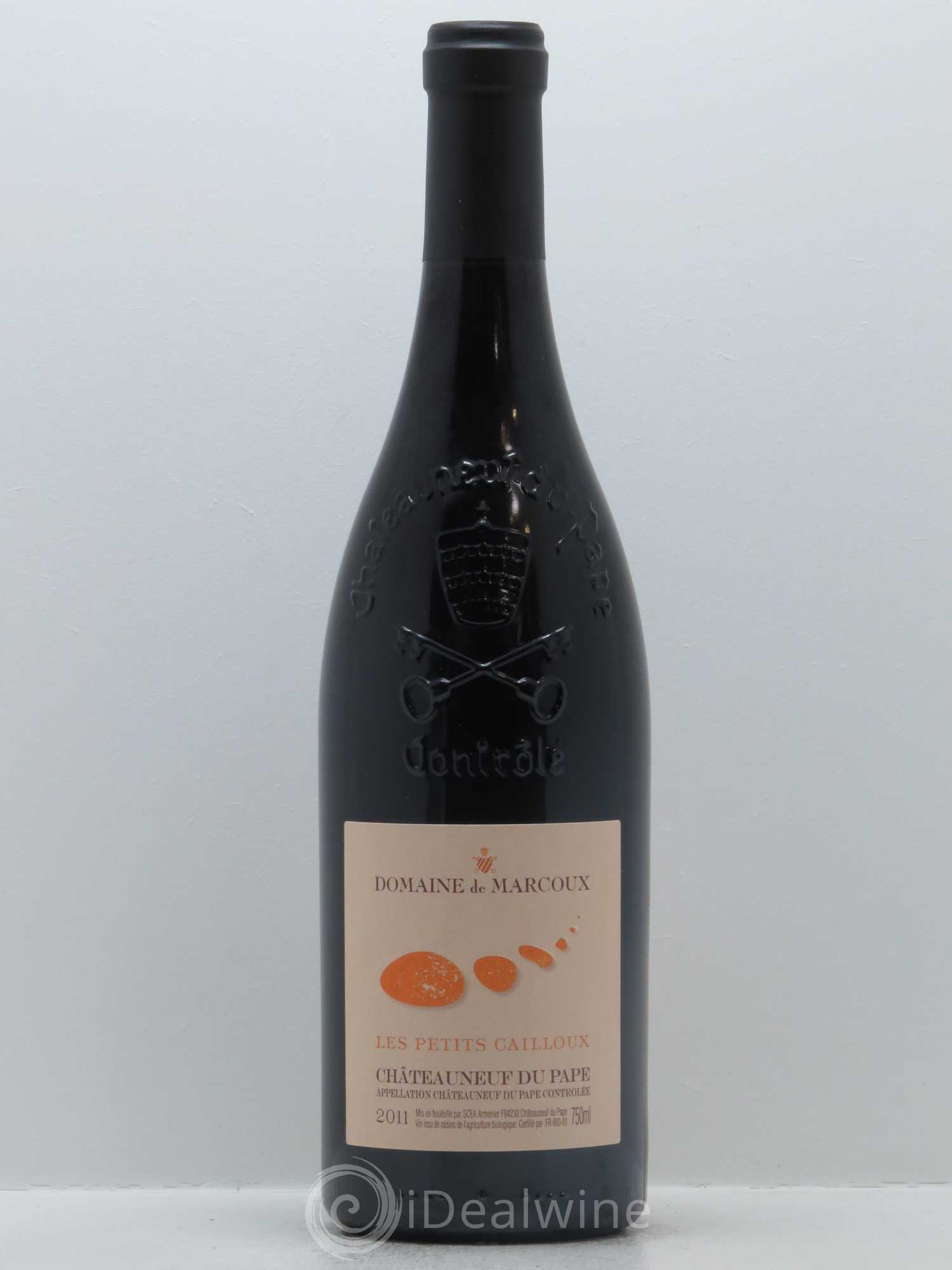 Châteauneuf-du-Pape Les Petits Cailloux Marcoux (Domaine de) 2011 - Lot de 1 bouteille - 0
