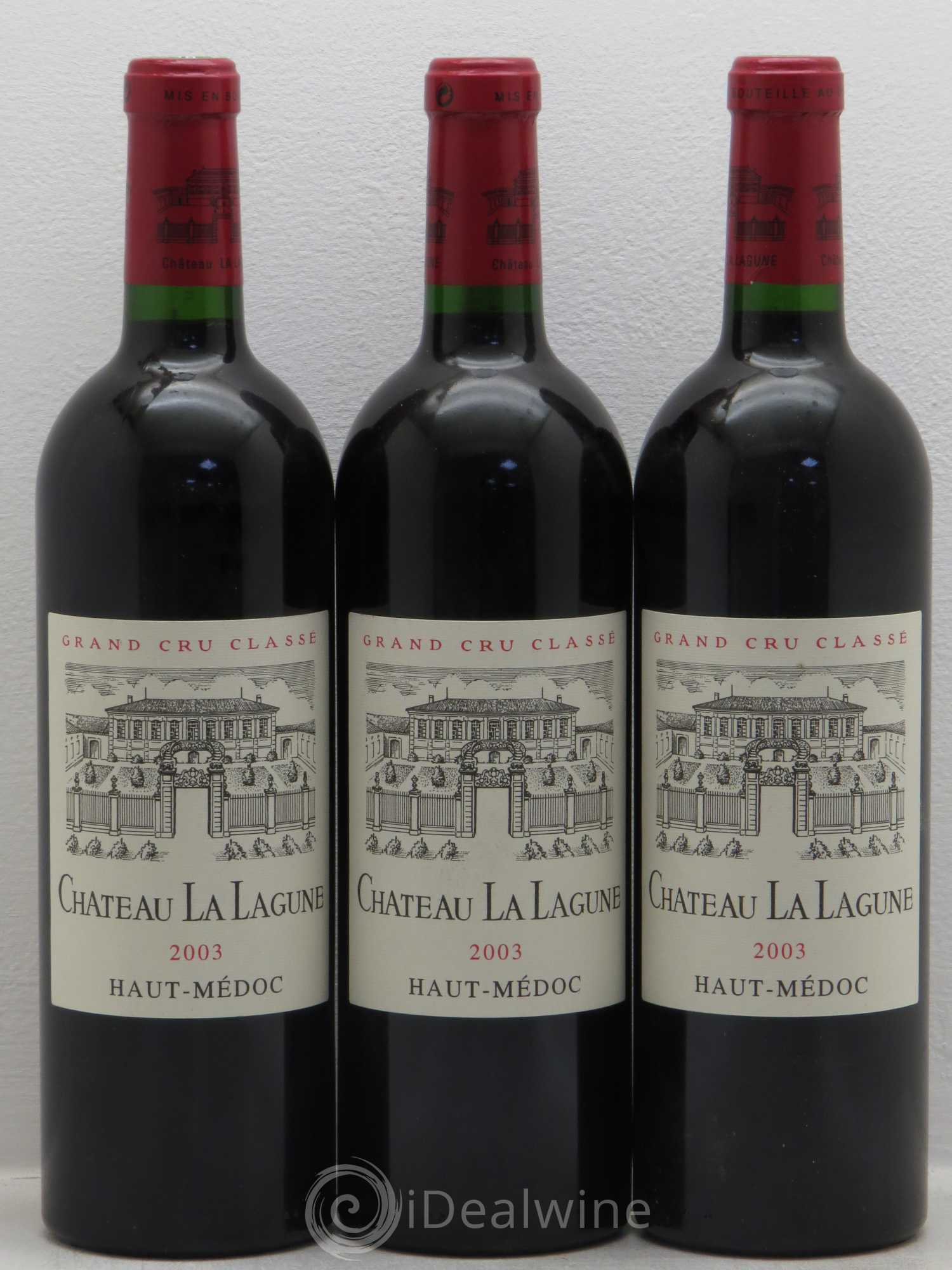 Château la Lagune 3ème Grand Cru Classé 2003 - Lot de 3 bouteilles - 0