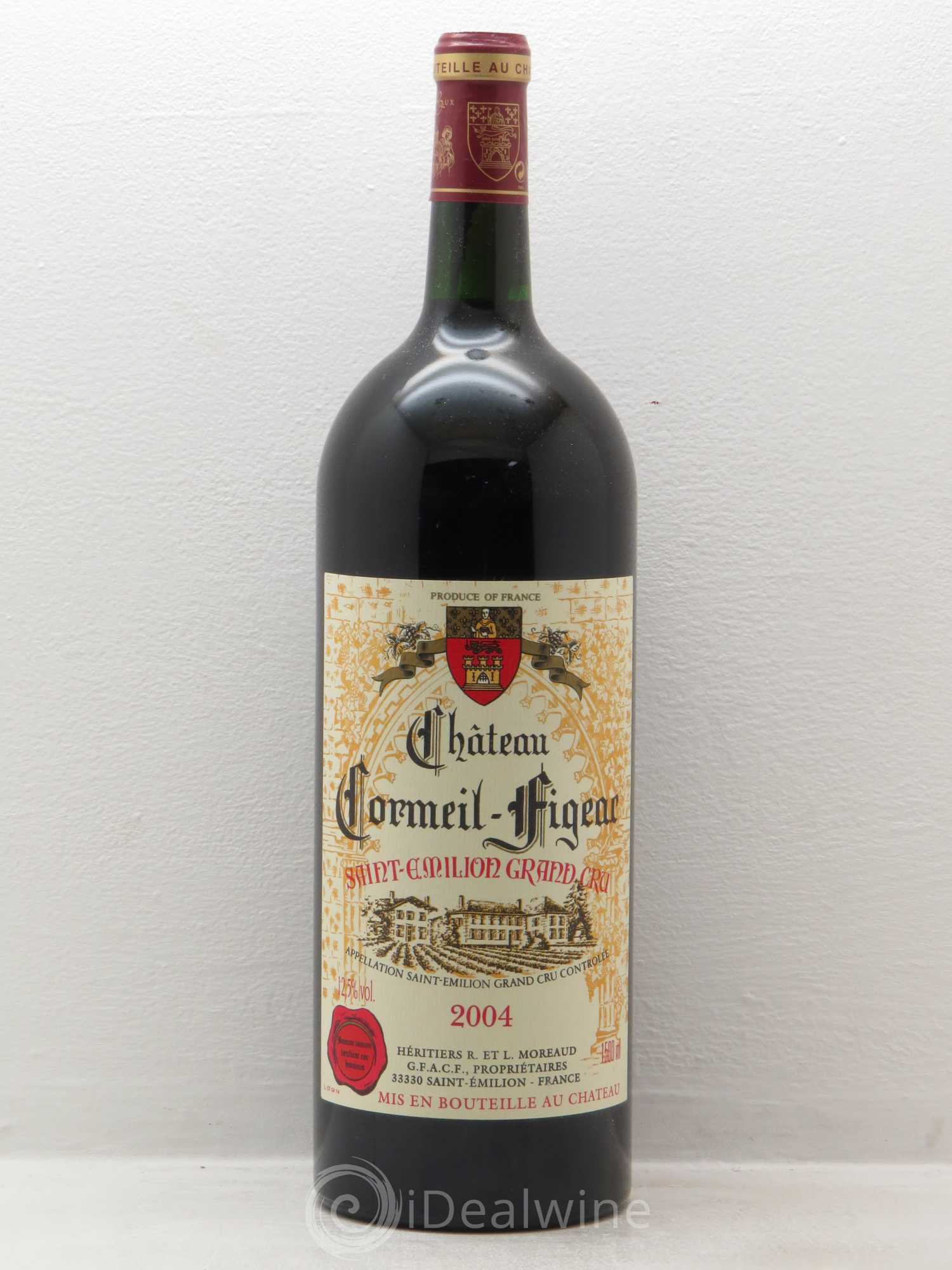 Château Cormeil Figeac 2004 - Lot de 1 magnum - 0