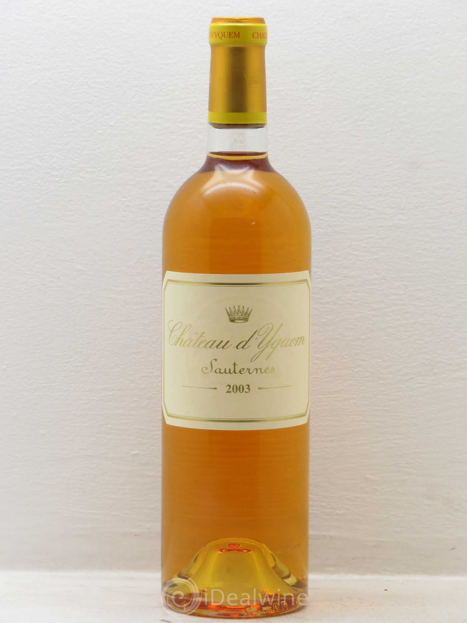 Château d' Yquem 1er Cru Classé Supérieur 2003 - Lotto di 1 bottiglia - 0