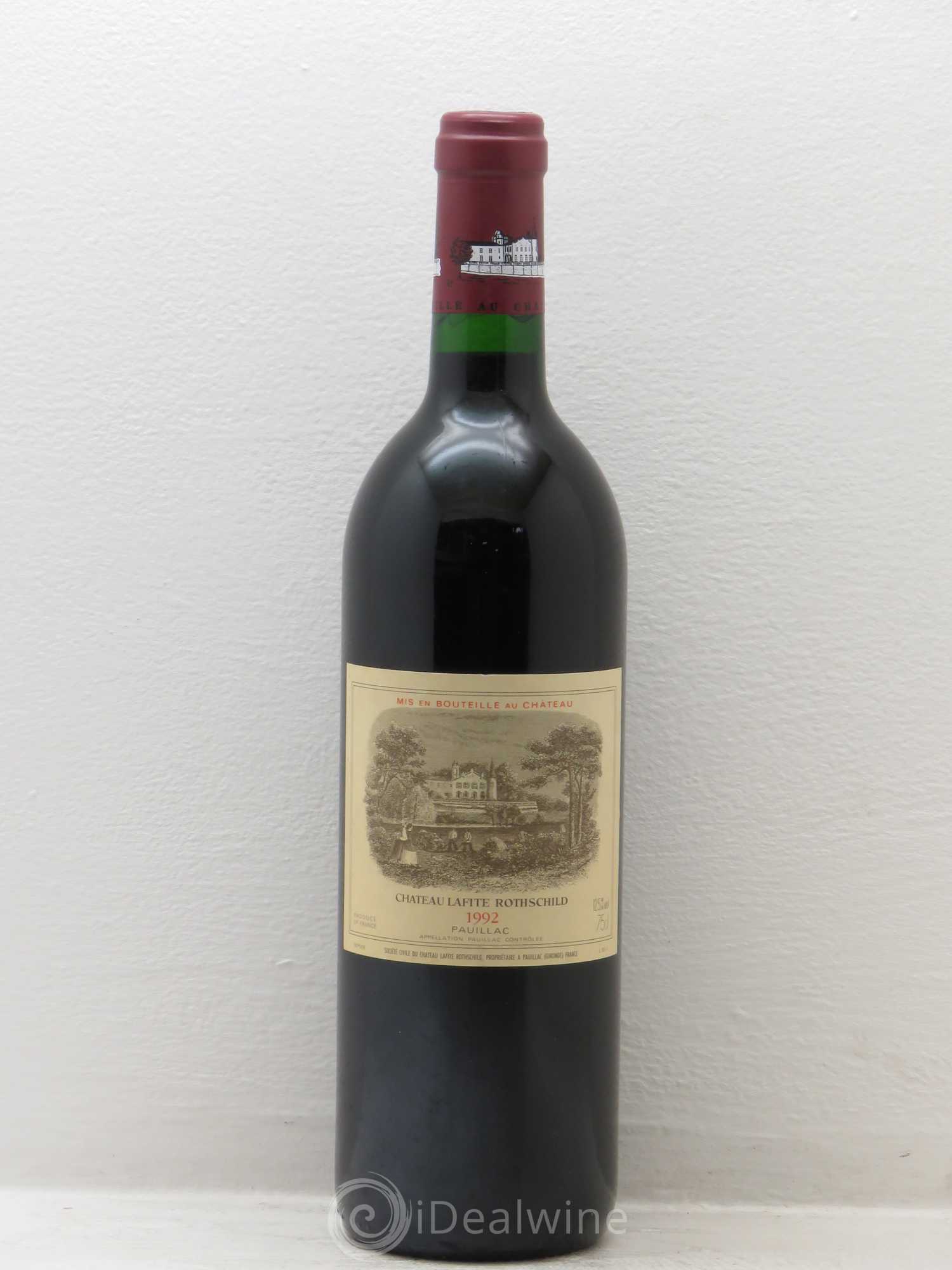 Château Lafite Rothschild 1er Grand Cru Classé 1992 - Lot de 1 bouteille - 0
