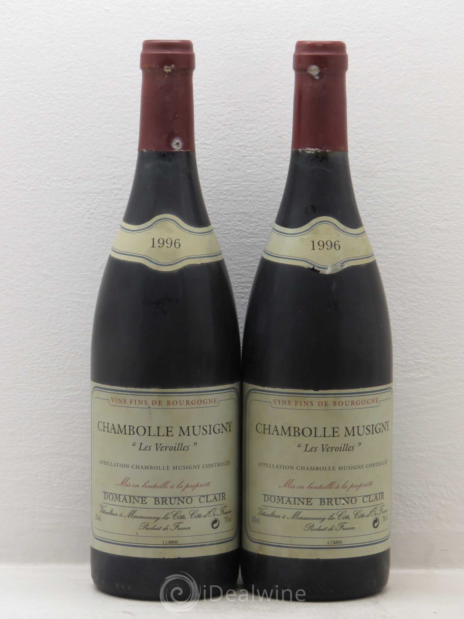 Chambolle-Musigny Les Veroilles Bruno Clair (Domaine) 2000 - Lot de 2 bouteilles - 0