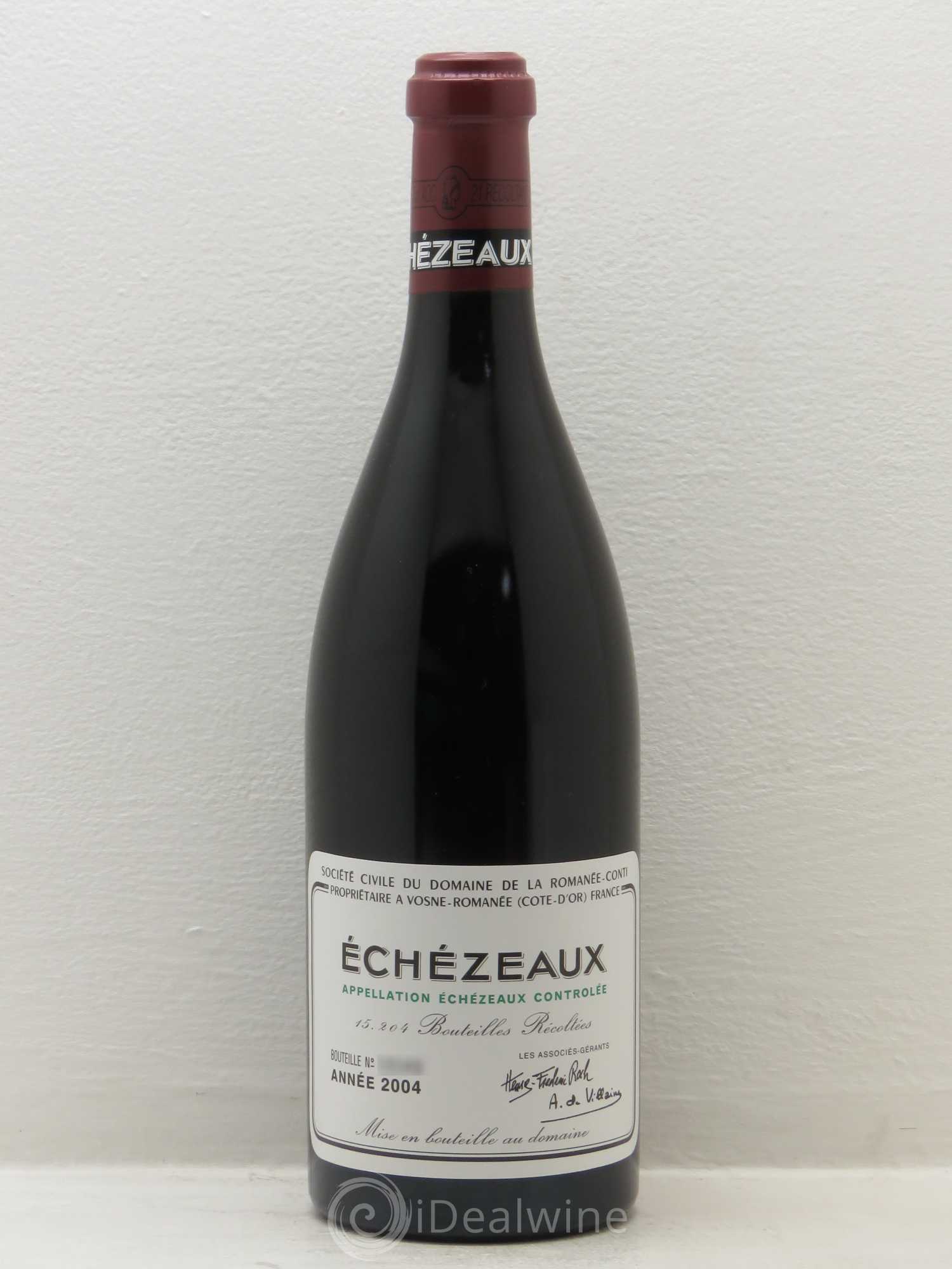 Echezeaux Grand Cru Domaine de la Romanée-Conti 2004 - Lot de 1 bouteille - 0