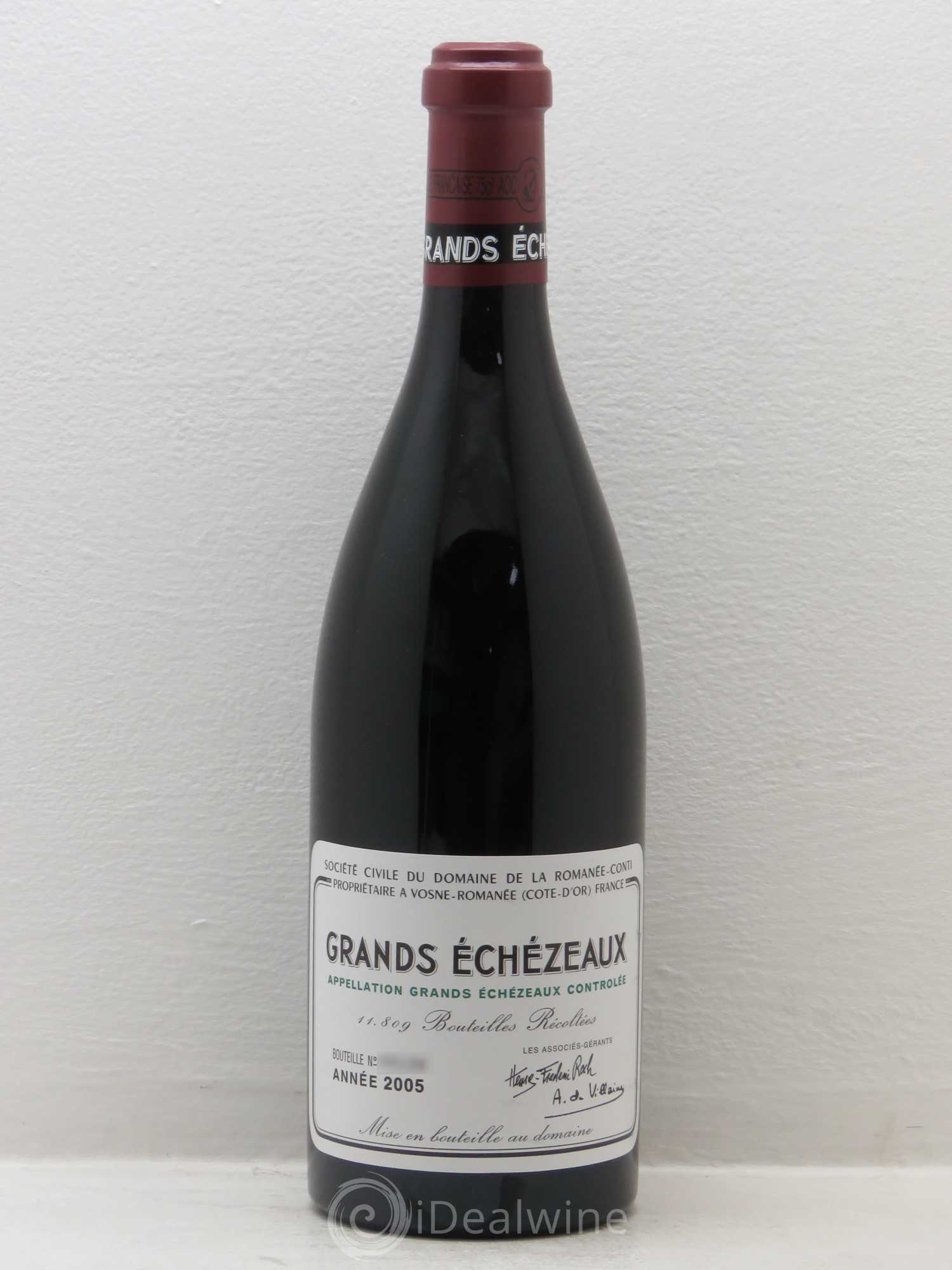 Grands-Echezeaux Grand Cru Domaine de la Romanée-Conti 2005 - Lot de 1 bouteille - 0