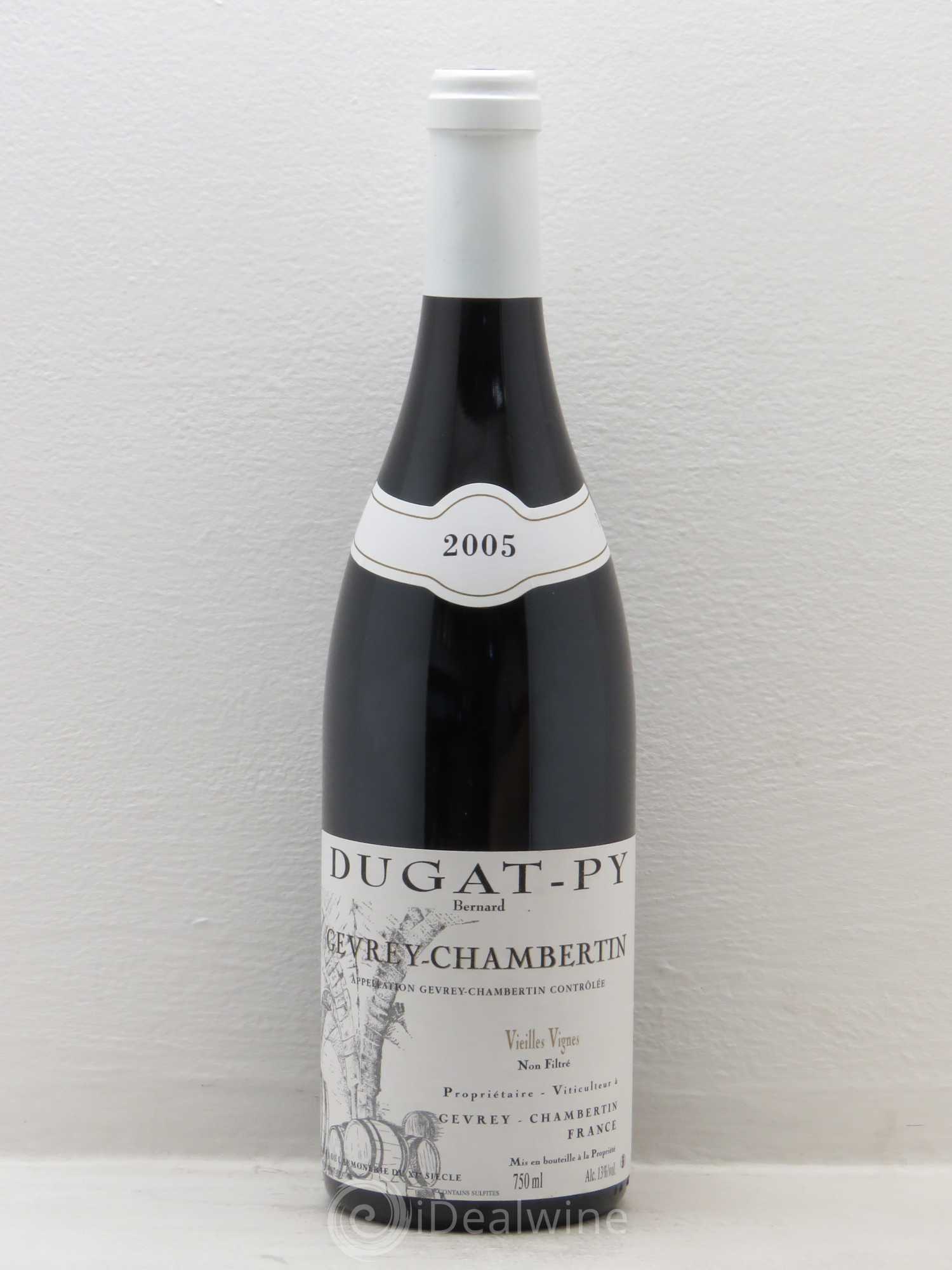 Gevrey-Chambertin Vieilles Vignes Dugat-Py 2005 - Lot de 1 bouteille - 0