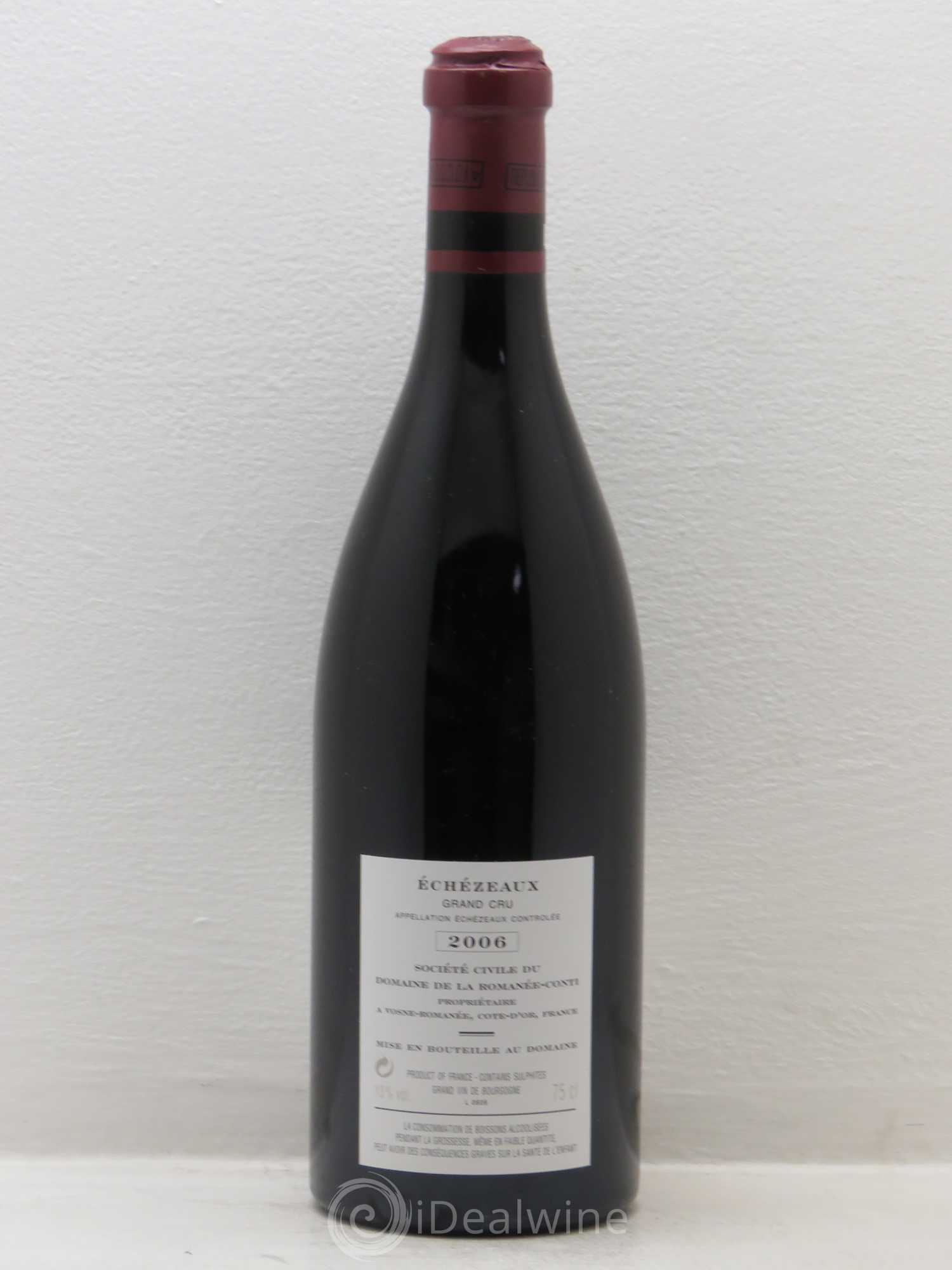 Echezeaux Grand Cru Domaine de la Romanée-Conti 2006 - Lot de 1 bouteille - 1