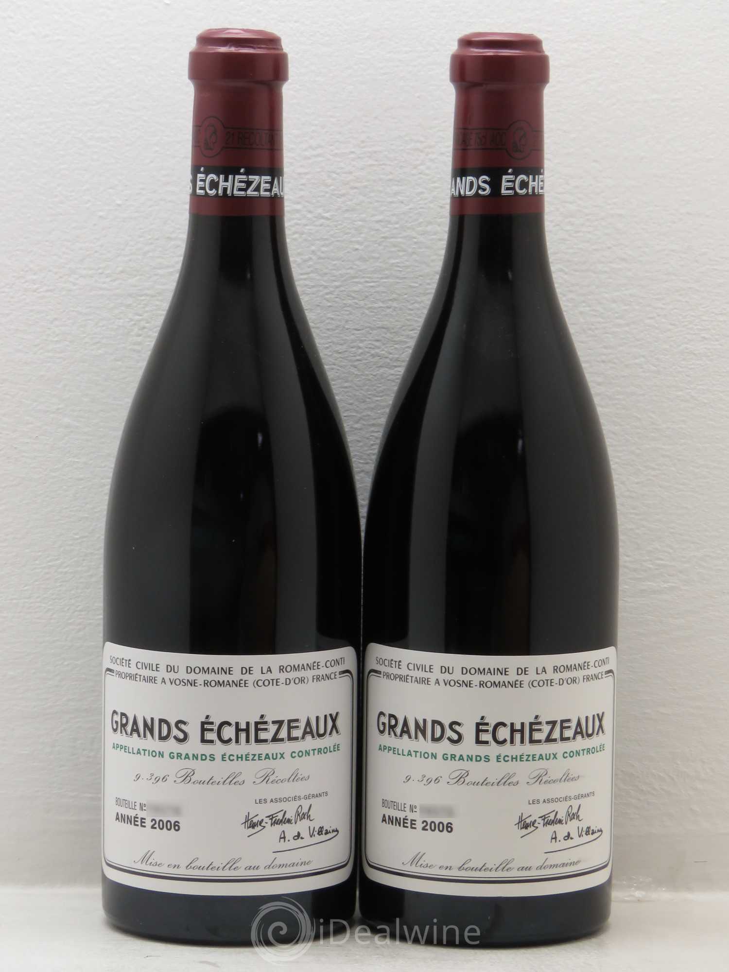 Grands-Echezeaux Grand Cru Domaine de la Romanée-Conti 2006 - Lot de 2 bouteilles - 0