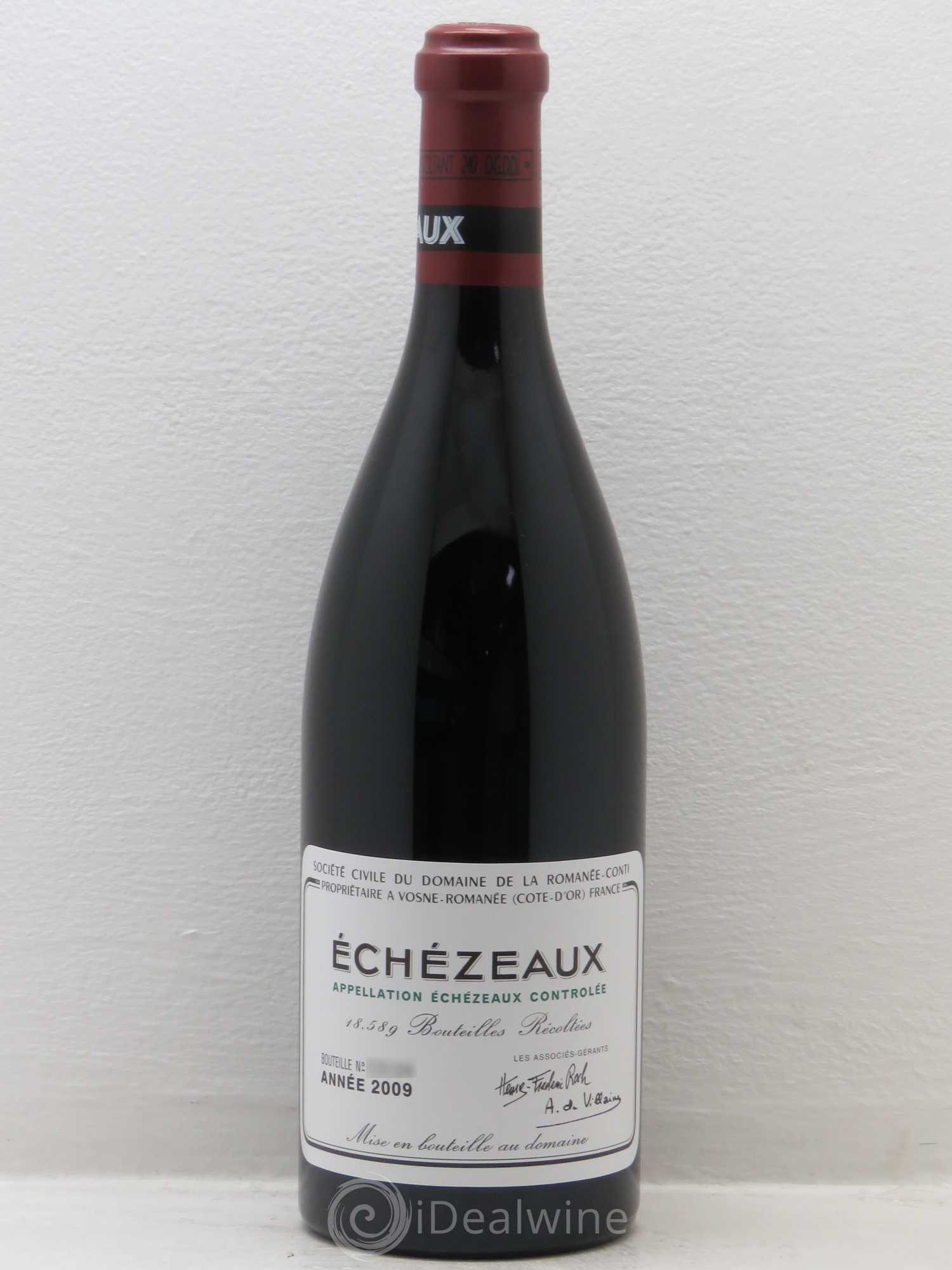 Echezeaux Grand Cru Domaine de la Romanée-Conti 2009 - Lot de 1 bouteille - 0