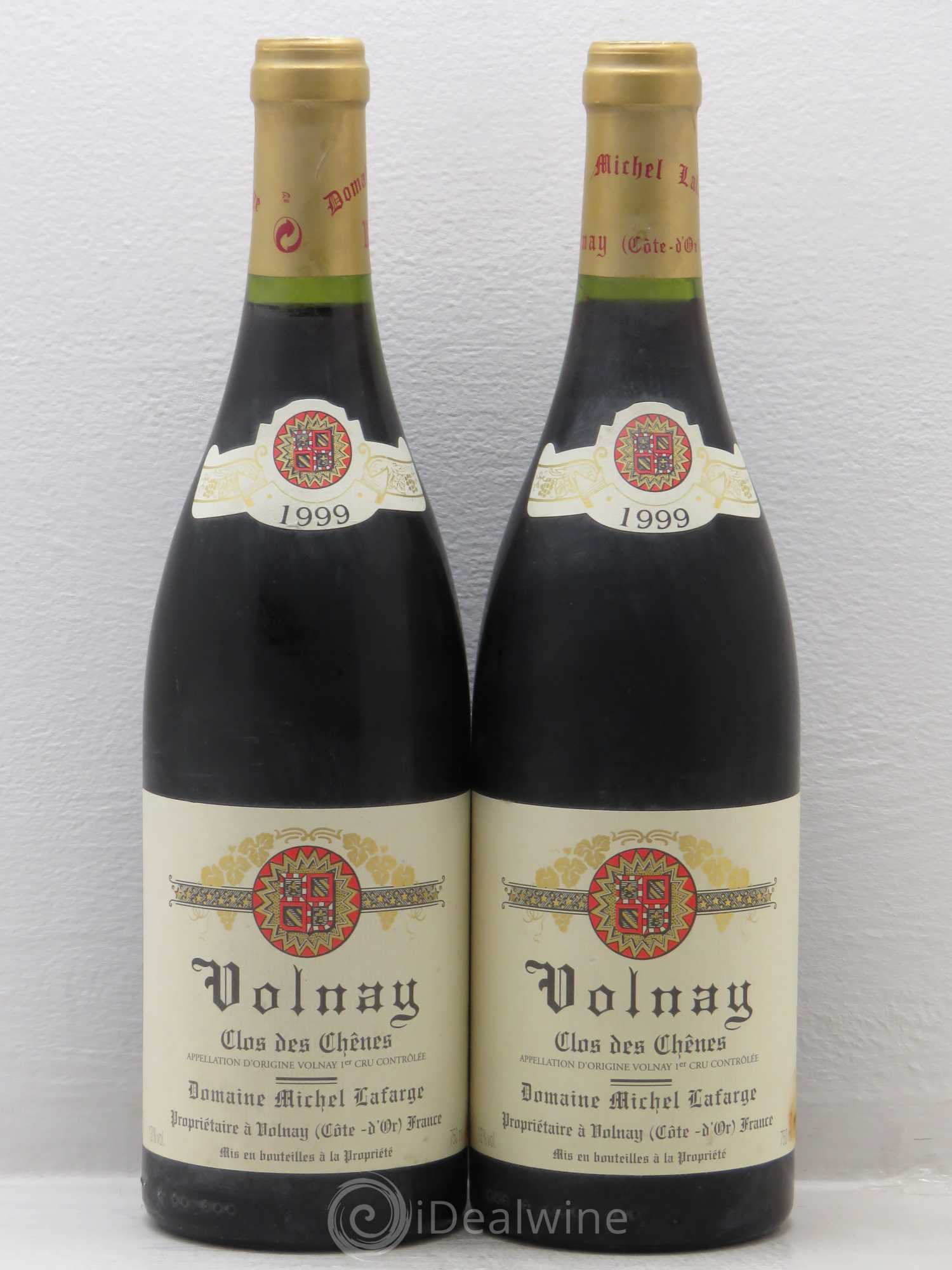 Volnay 1er Cru Clos des Chênes Lafarge (Domaine) 1999 - Lot de 2 bouteilles - 0