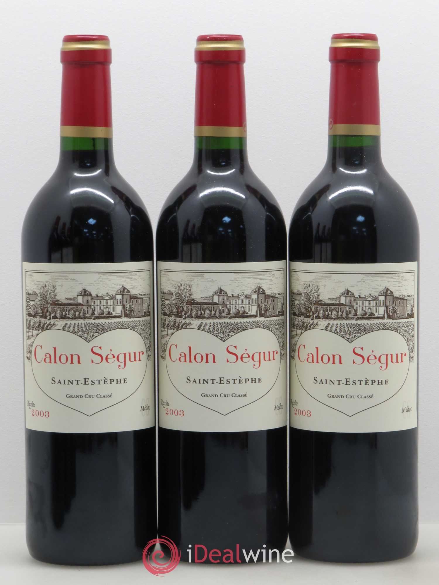 Château Calon Ségur 3ème Grand Cru Classé 2003 - Lot de 6 bouteilles - 2