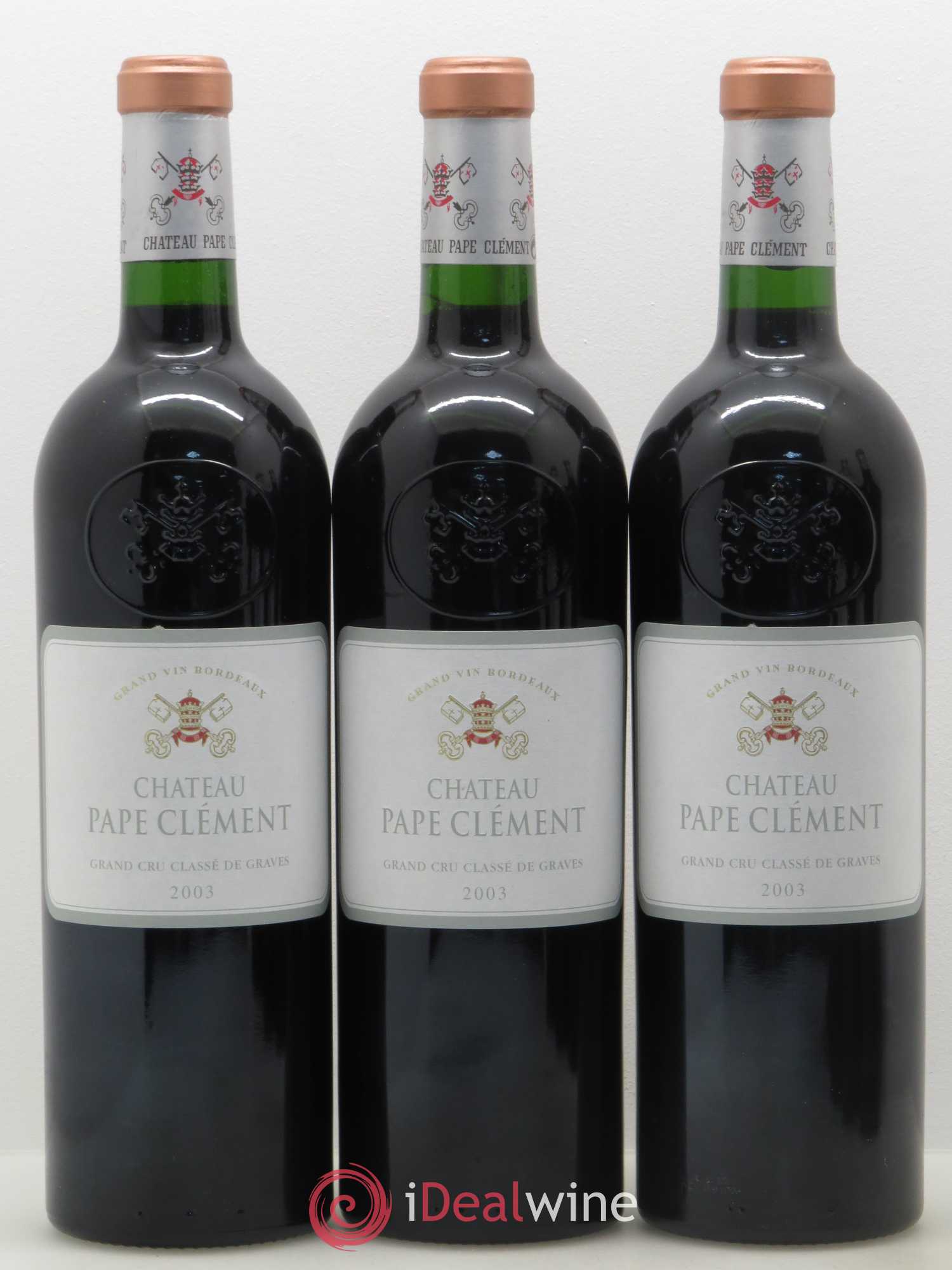 Château Pape Clément Cru Classé de Graves 2003 - Lot de 6 bouteilles - 1
