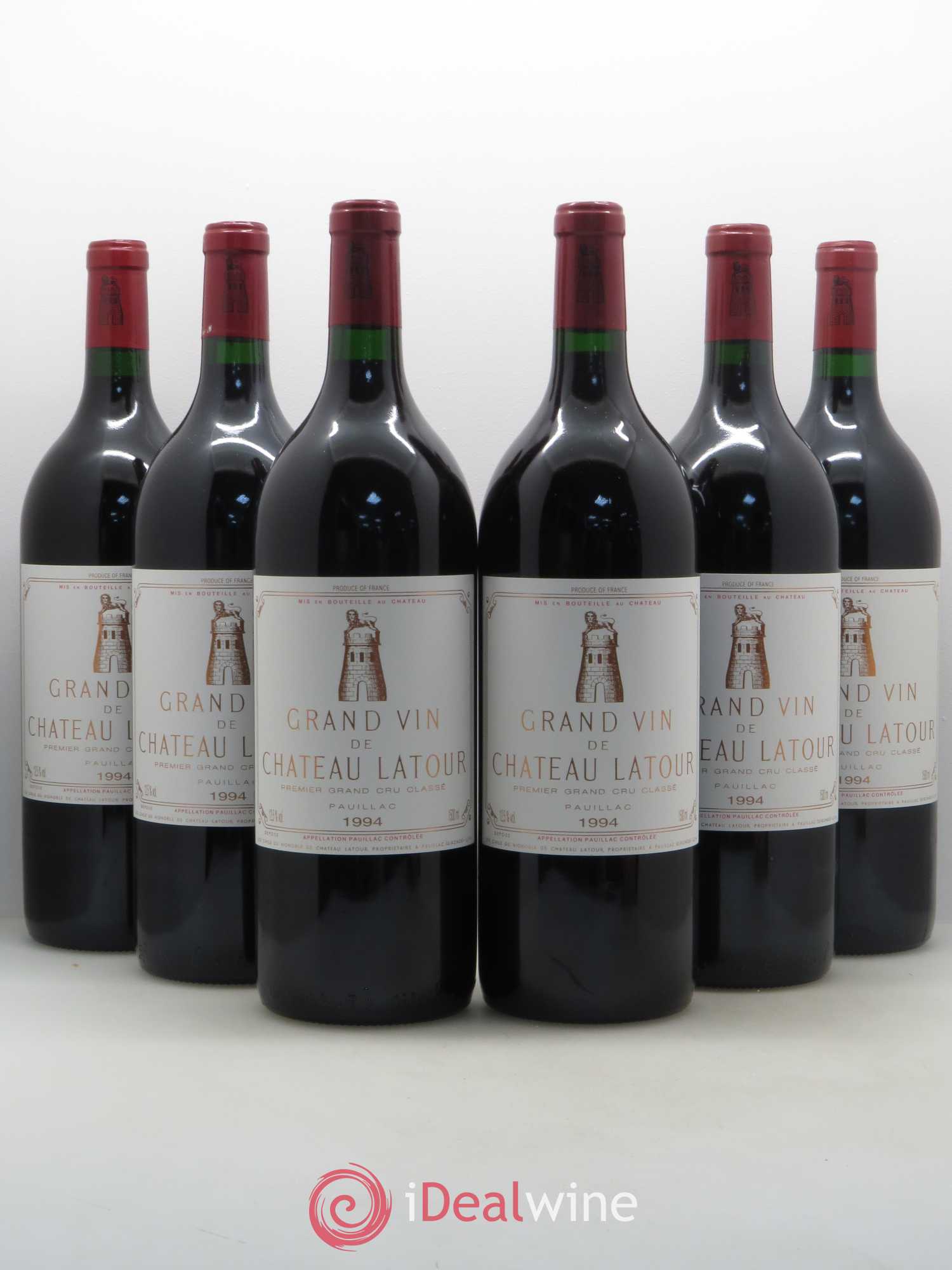 Château Latour 1er Grand Cru Classé 1994 - Lot de 6 magnums - 0