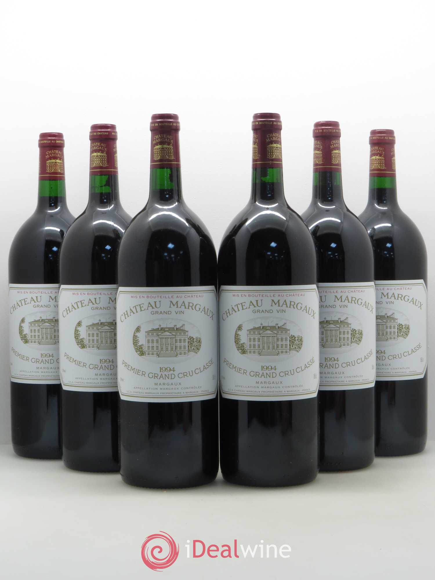 Château Margaux 1er Grand Cru Classé 1994 - Lot de 6 magnums - 0