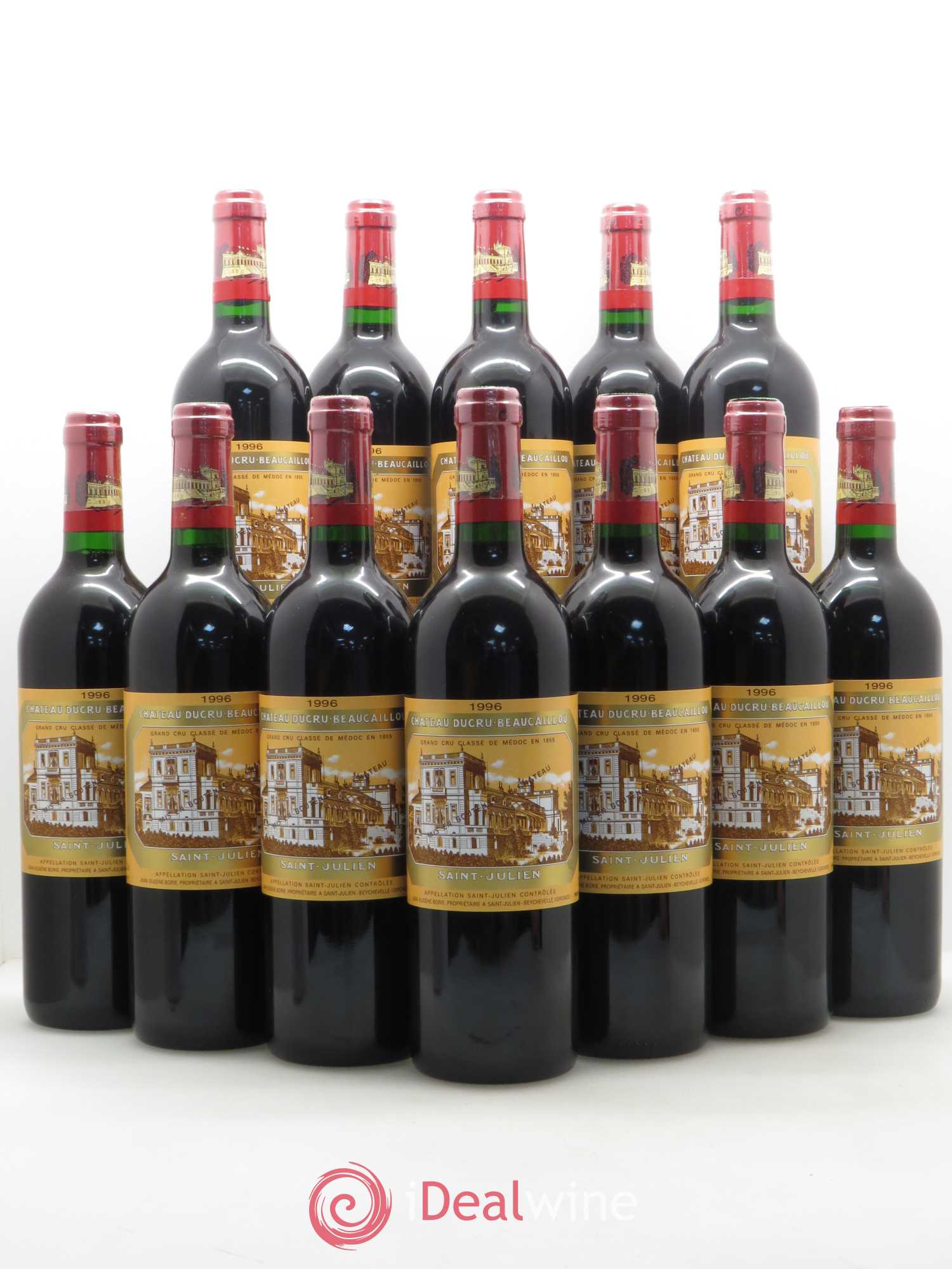 Château Ducru Beaucaillou 2ème Grand Cru Classé 1996 - Lot de 12 bouteilles - 0