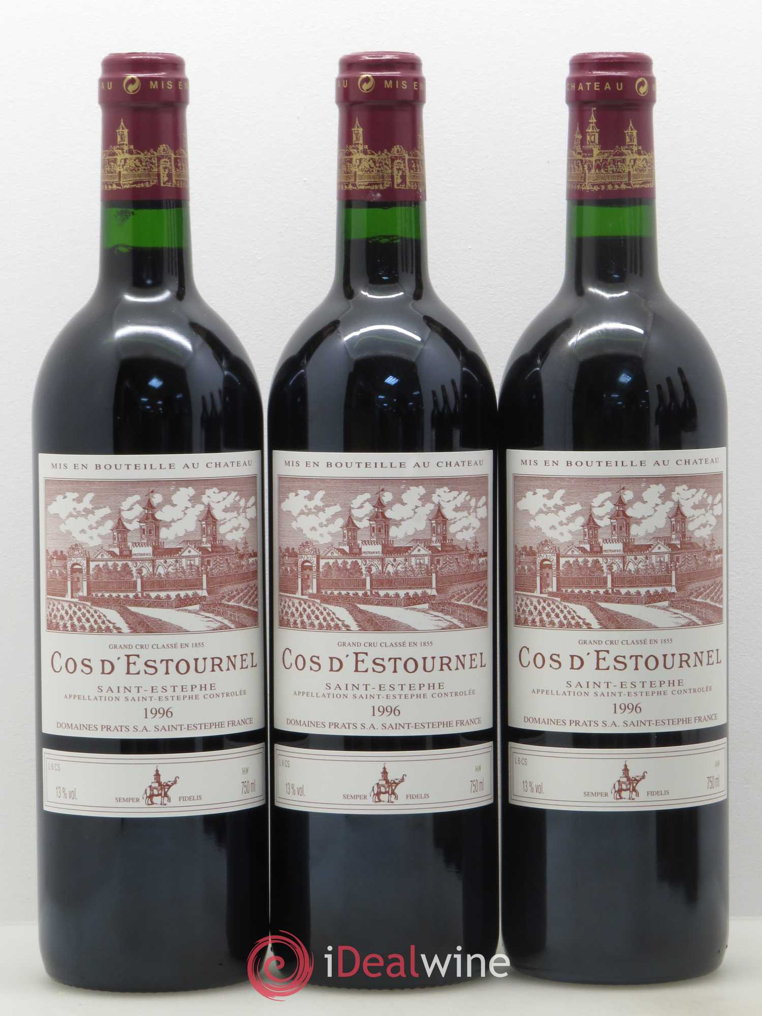 Cos d'Estournel 2ème Grand Cru Classé 1996 - Lot de 6 bouteilles - 2