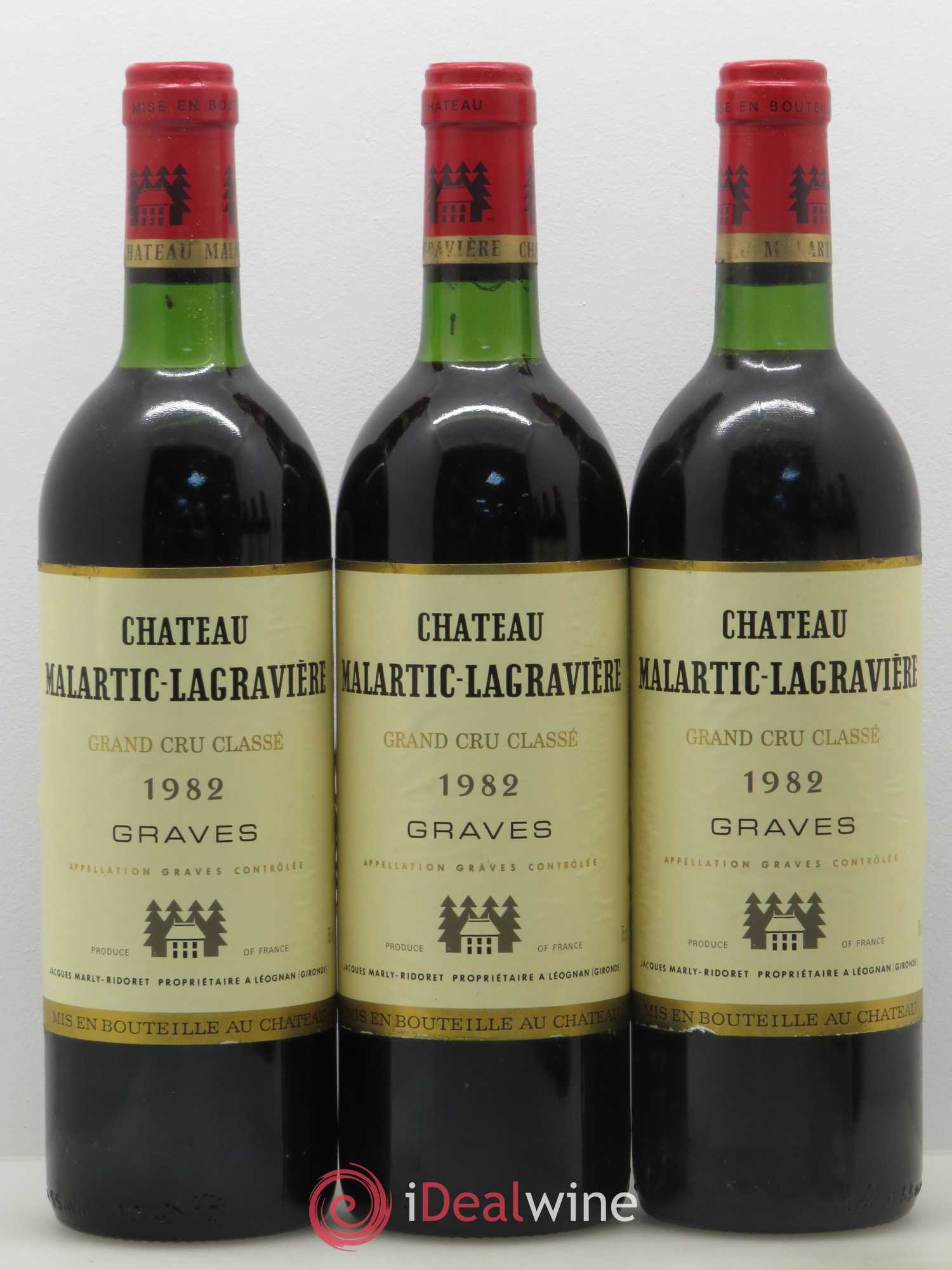 Château Malartic-Lagravière Cru Classé de Graves 1982 - Lot de 12 bouteilles - 2