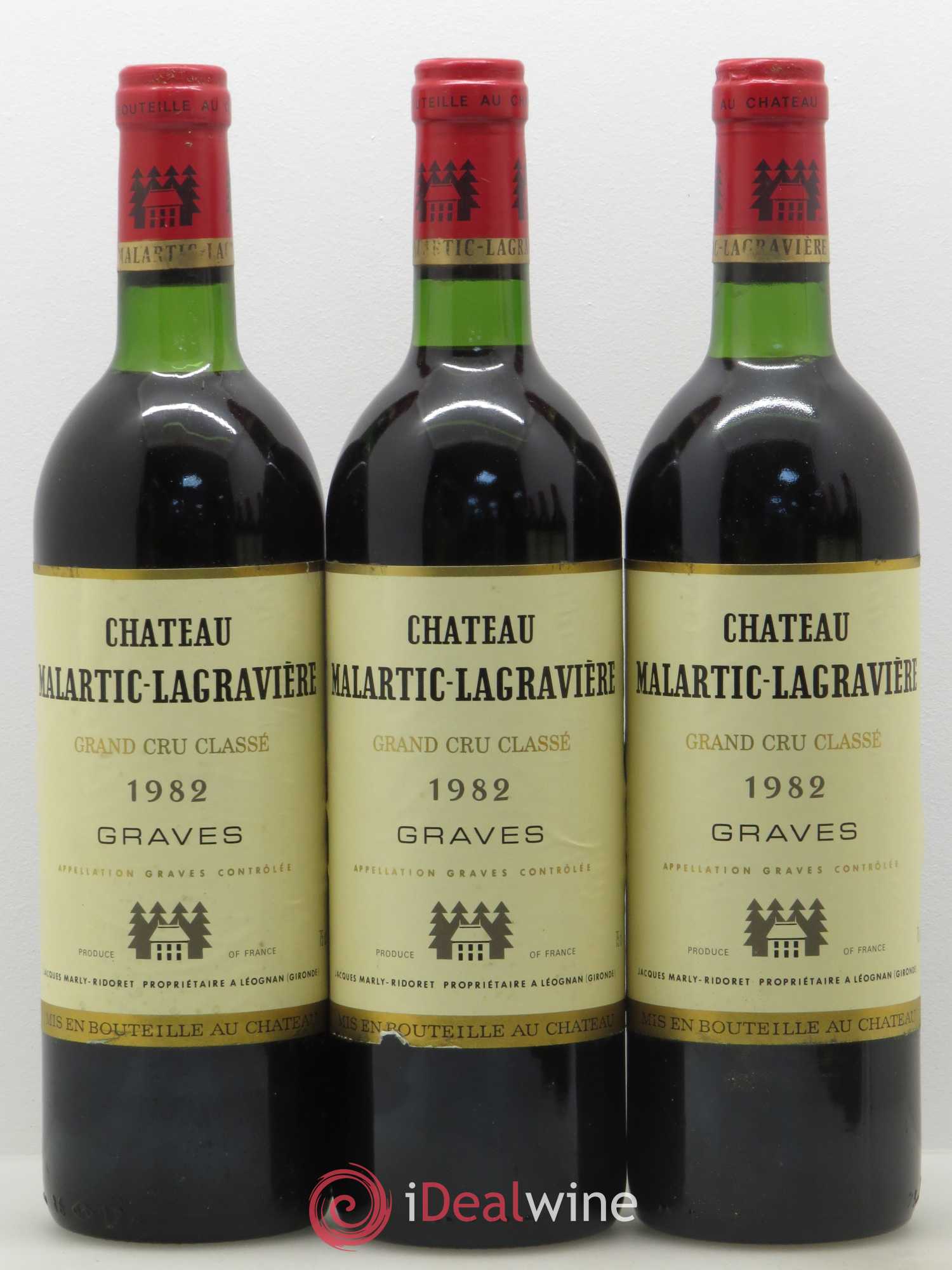 Château Malartic-Lagravière Cru Classé de Graves 1982 - Lot de 12 bouteilles - 3