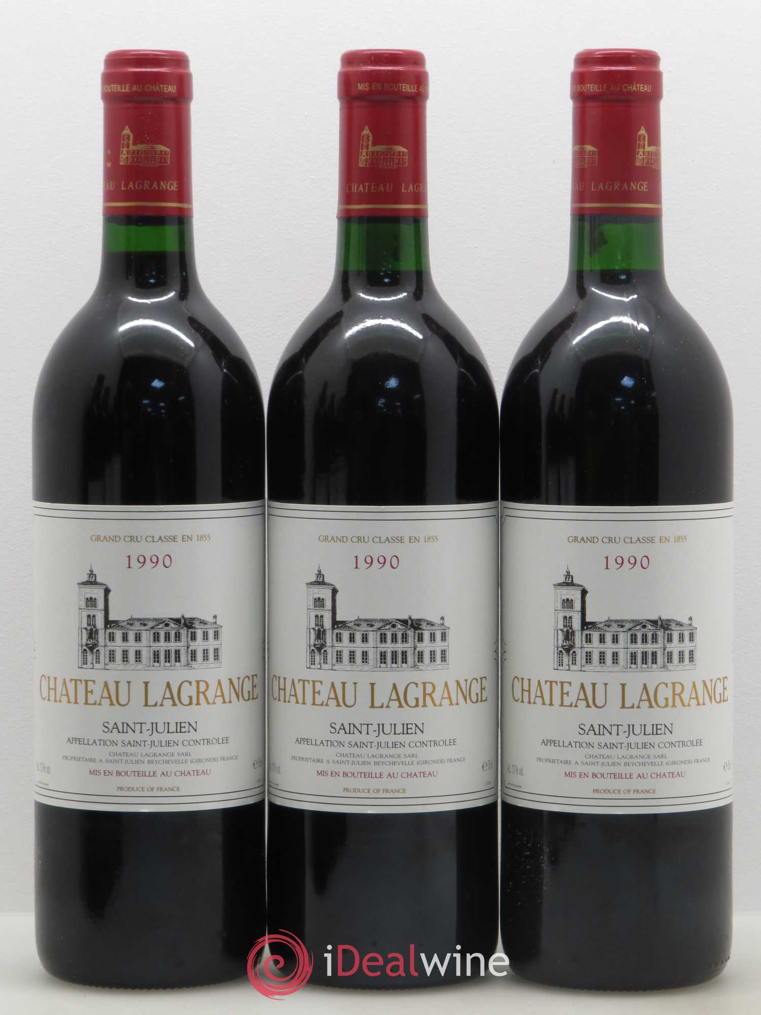 Château Lagrange 3ème Grand Cru Classé 1990 - Lot de 12 bouteilles - 1