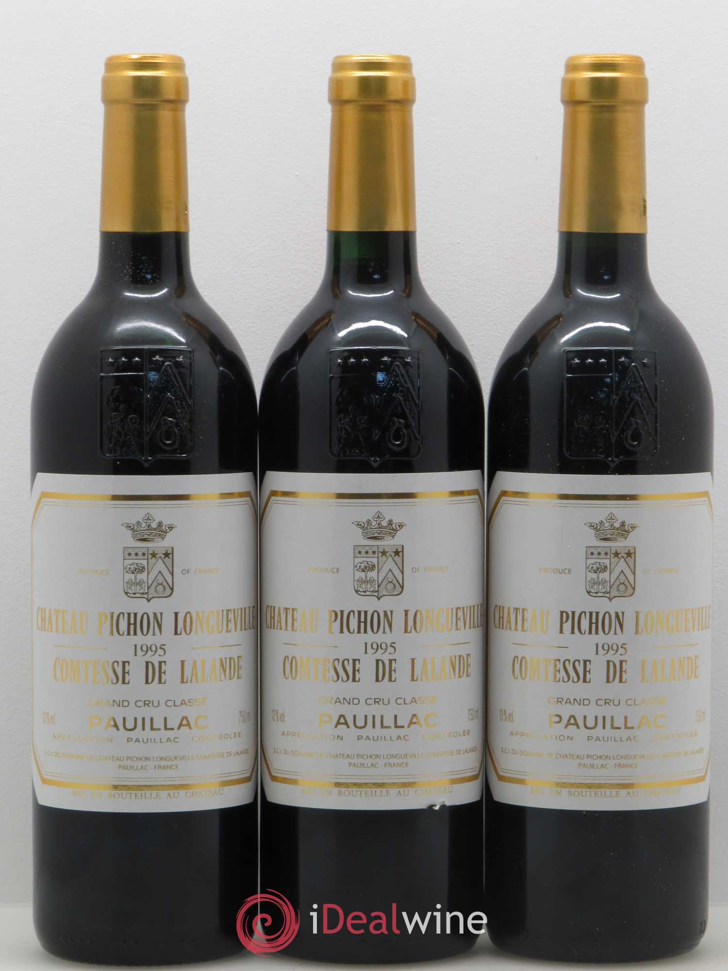 Château Pichon Longueville Comtesse de Lalande 2ème Grand Cru Classé 1995 - Lot de 12 bouteilles - 1