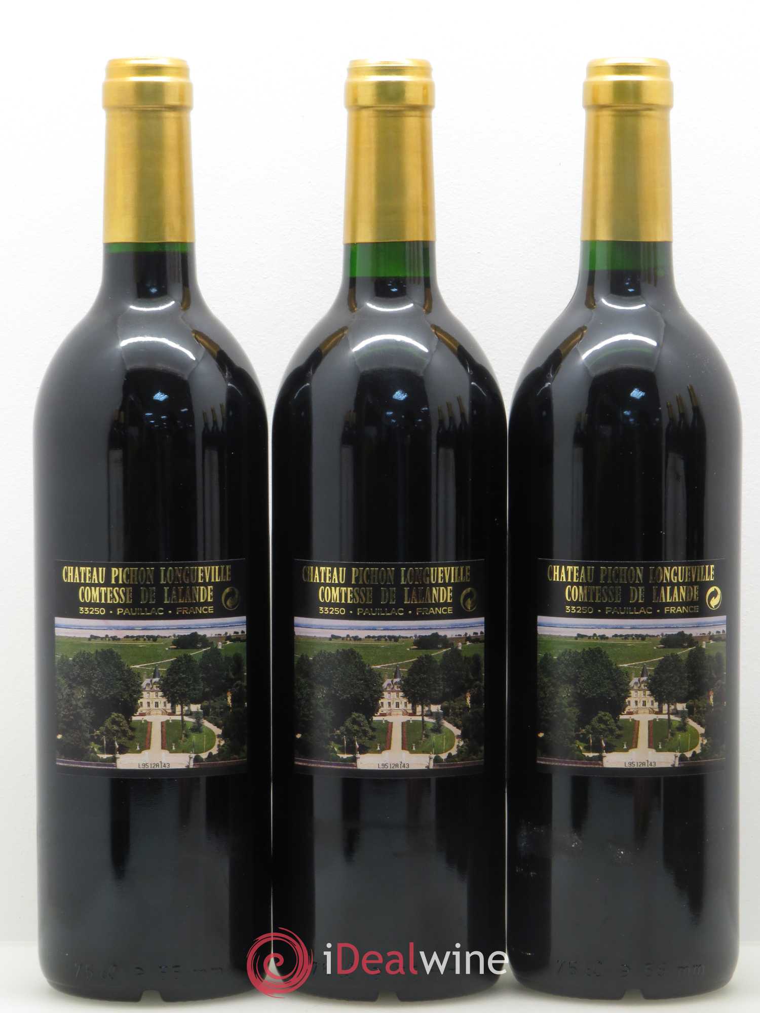 Château Pichon Longueville Comtesse de Lalande 2ème Grand Cru Classé 1995 - Lot de 12 bouteilles - 8