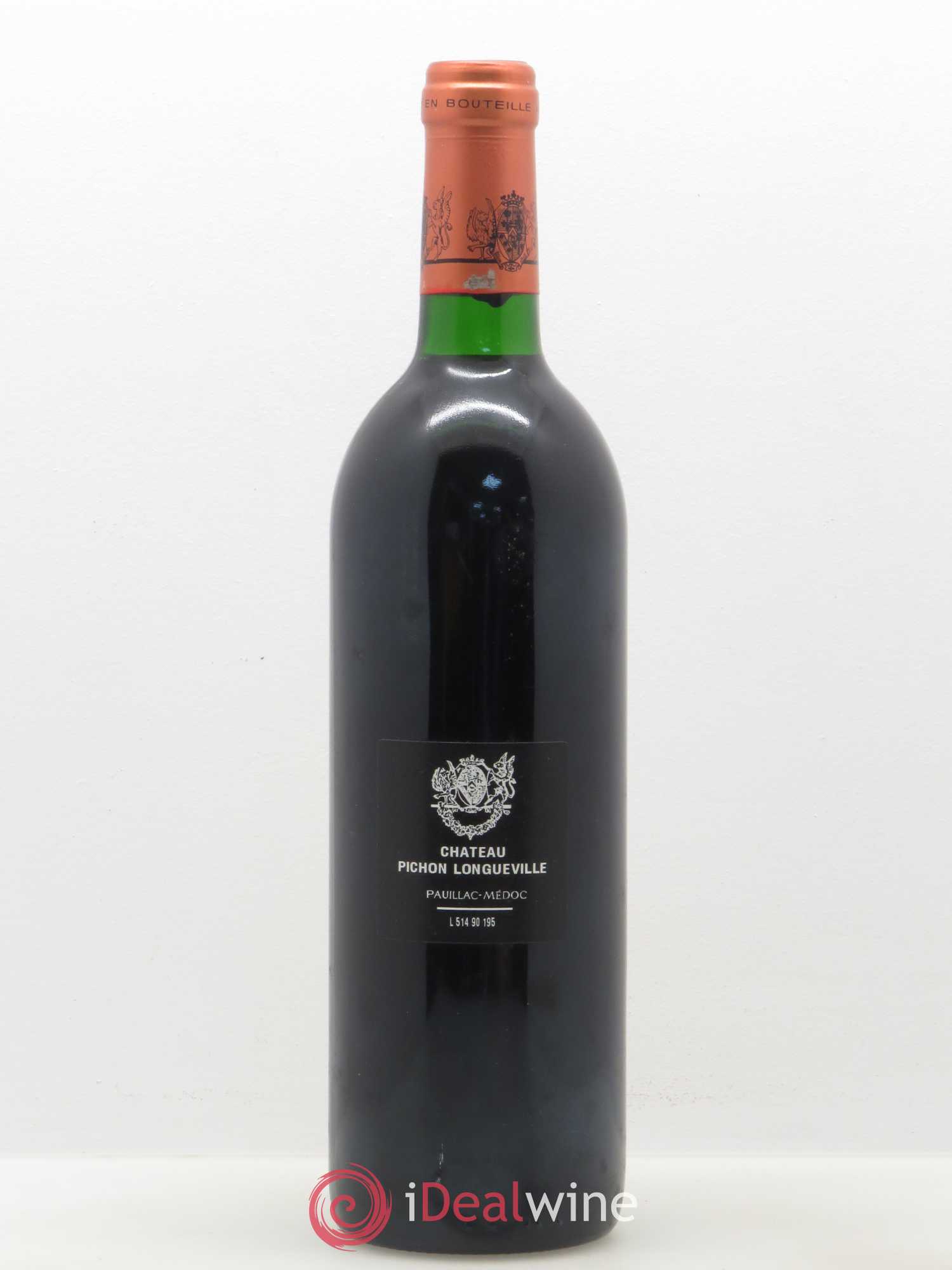 Pichon Longueville Baron 2ème Grand Cru Classé 1990 - Lot de 1 bouteille - 1