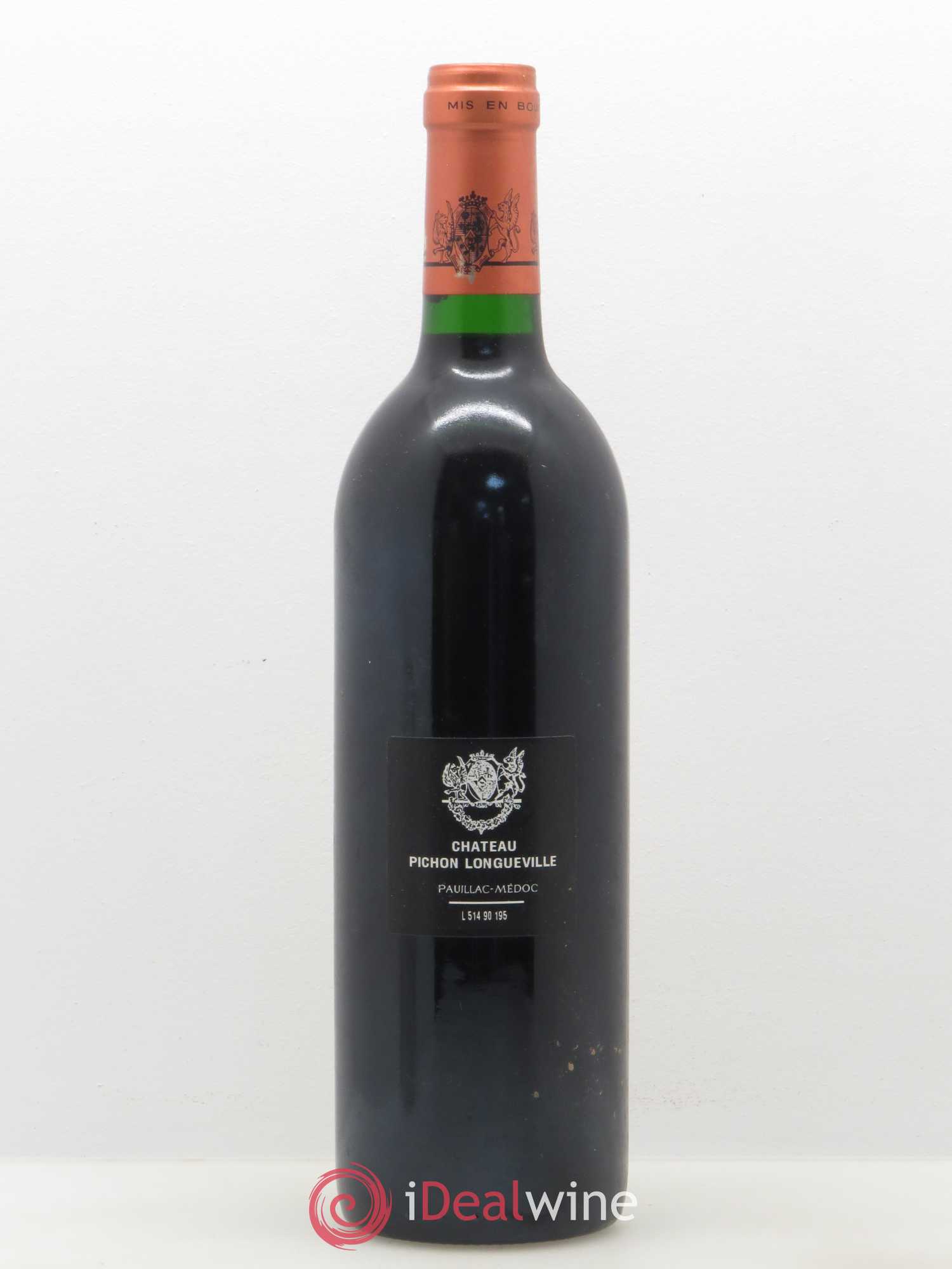 Pichon Longueville Baron 2ème Grand Cru Classé 1990 - Lot de 1 bouteille - 1
