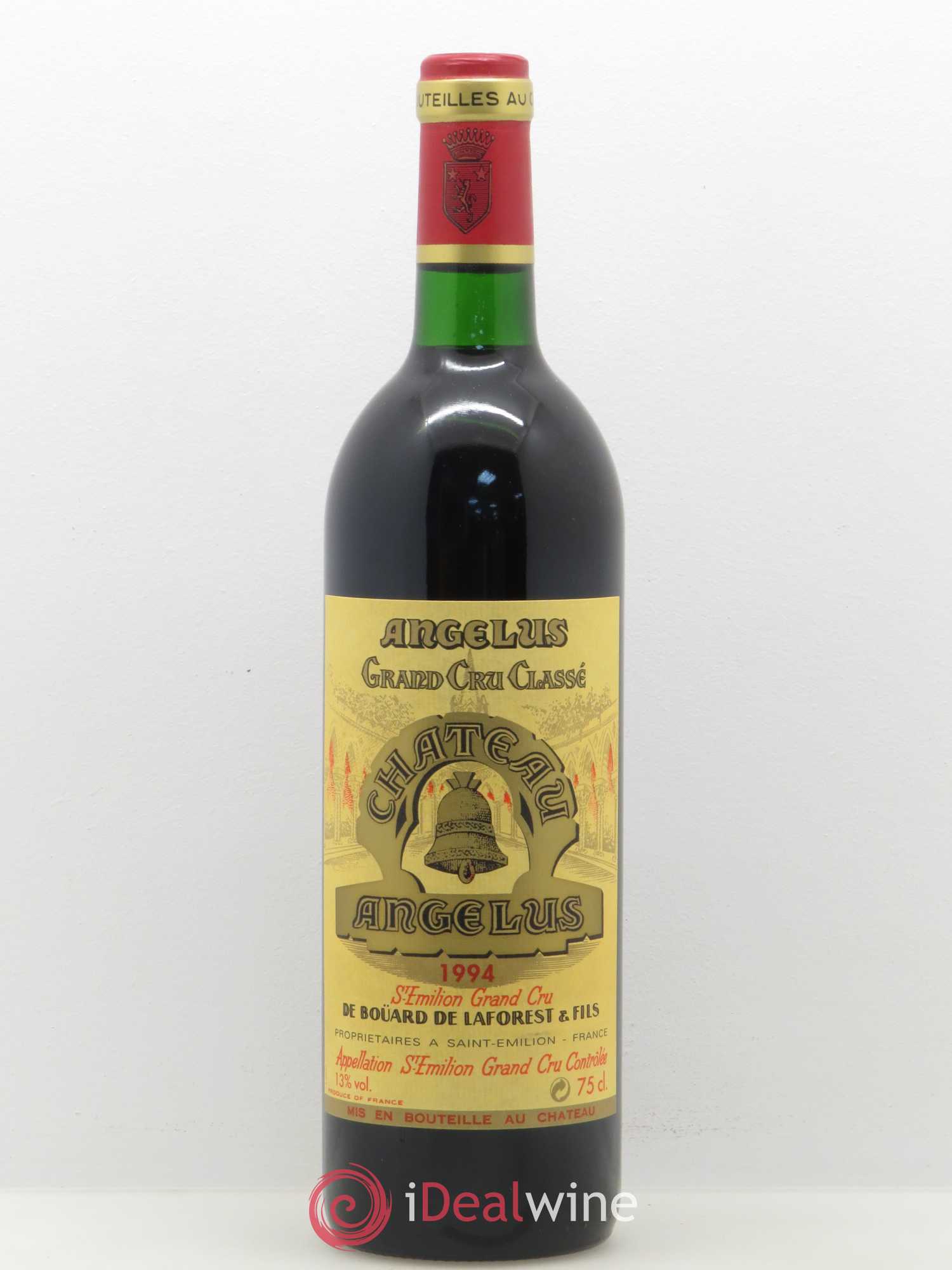 Château Angélus 1er Grand Cru Classé A 1994 - Lot de 1 bouteille - 0