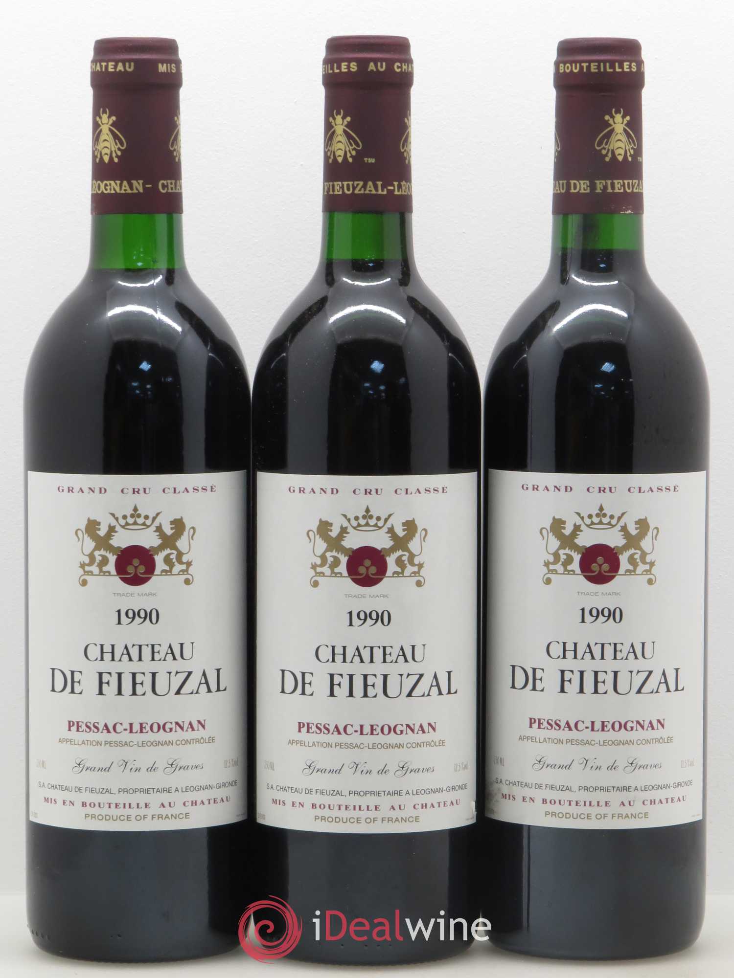 Château de Fieuzal Cru Classé de Graves 1990 - Lot de 12 bouteilles - 3