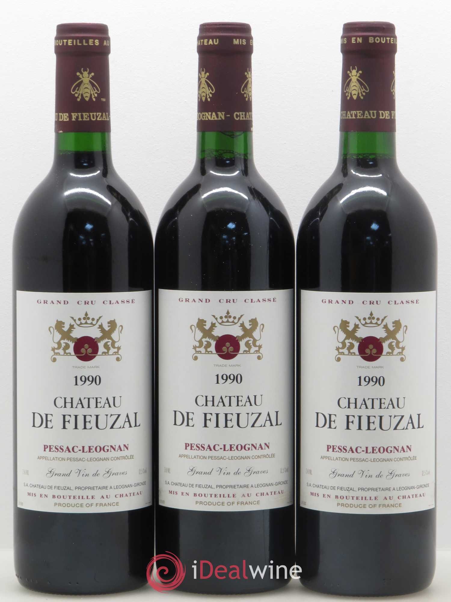 Château de Fieuzal Cru Classé de Graves 1990 - Lot de 12 bouteilles - 4