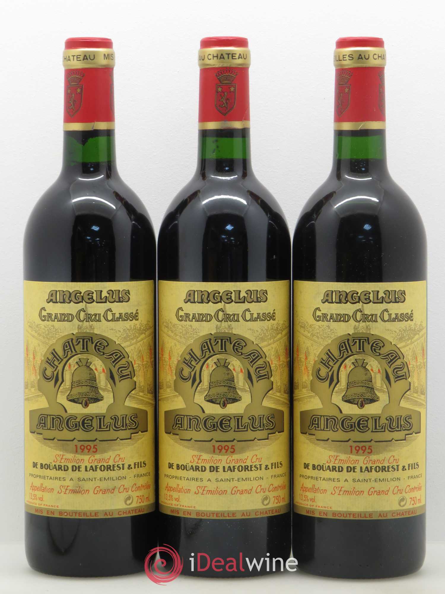 Château Angélus 1er Grand Cru Classé A 1995 - Lot de 12 bouteilles - 2