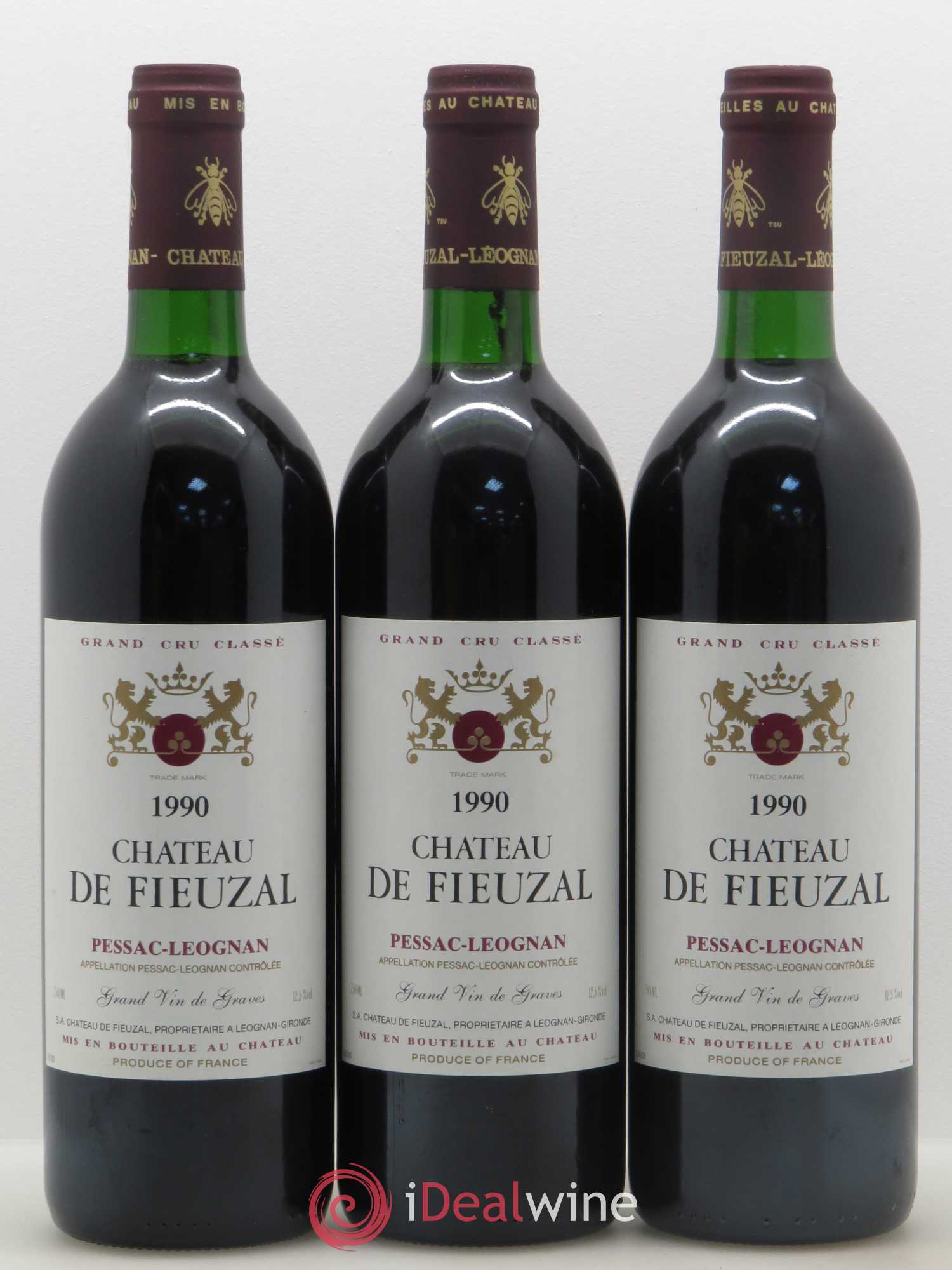 Château de Fieuzal Cru Classé de Graves 1990 - Lot de 12 bouteilles - 4