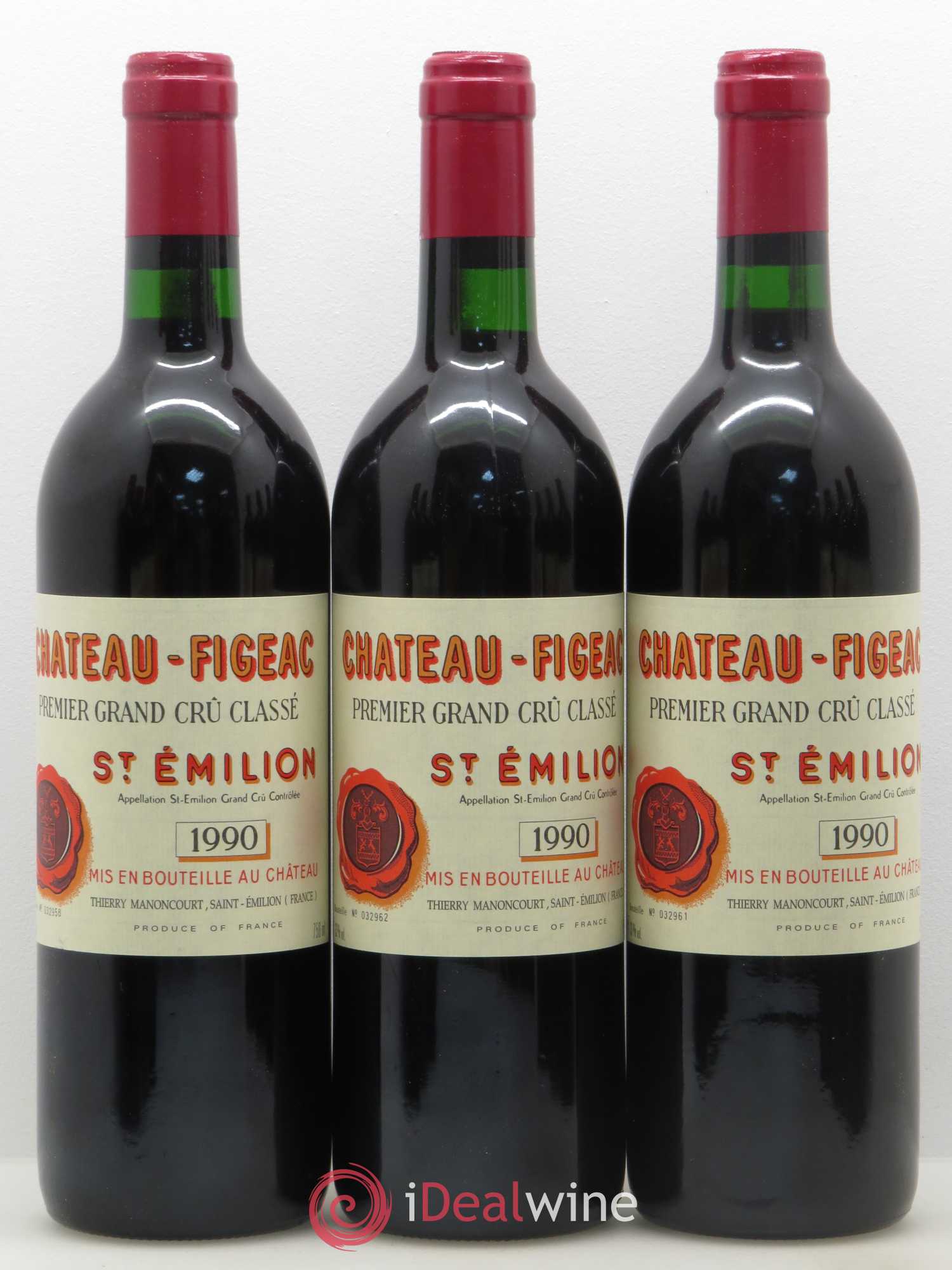 Château Figeac 1er Grand Cru Classé A 1990 - Lot de 12 bouteilles - 3