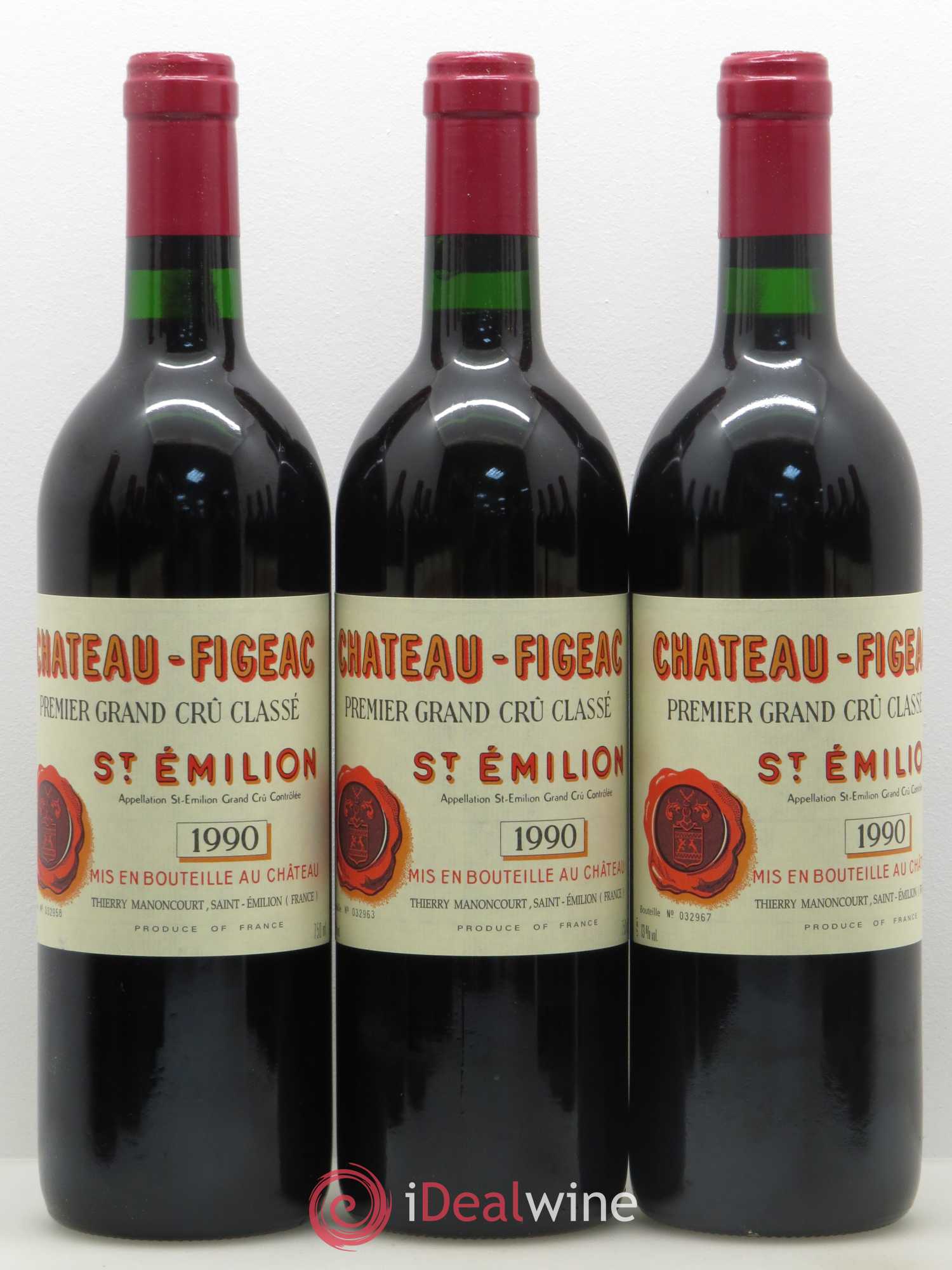 Château Figeac 1er Grand Cru Classé A 1990 - Lot de 12 bouteilles - 4