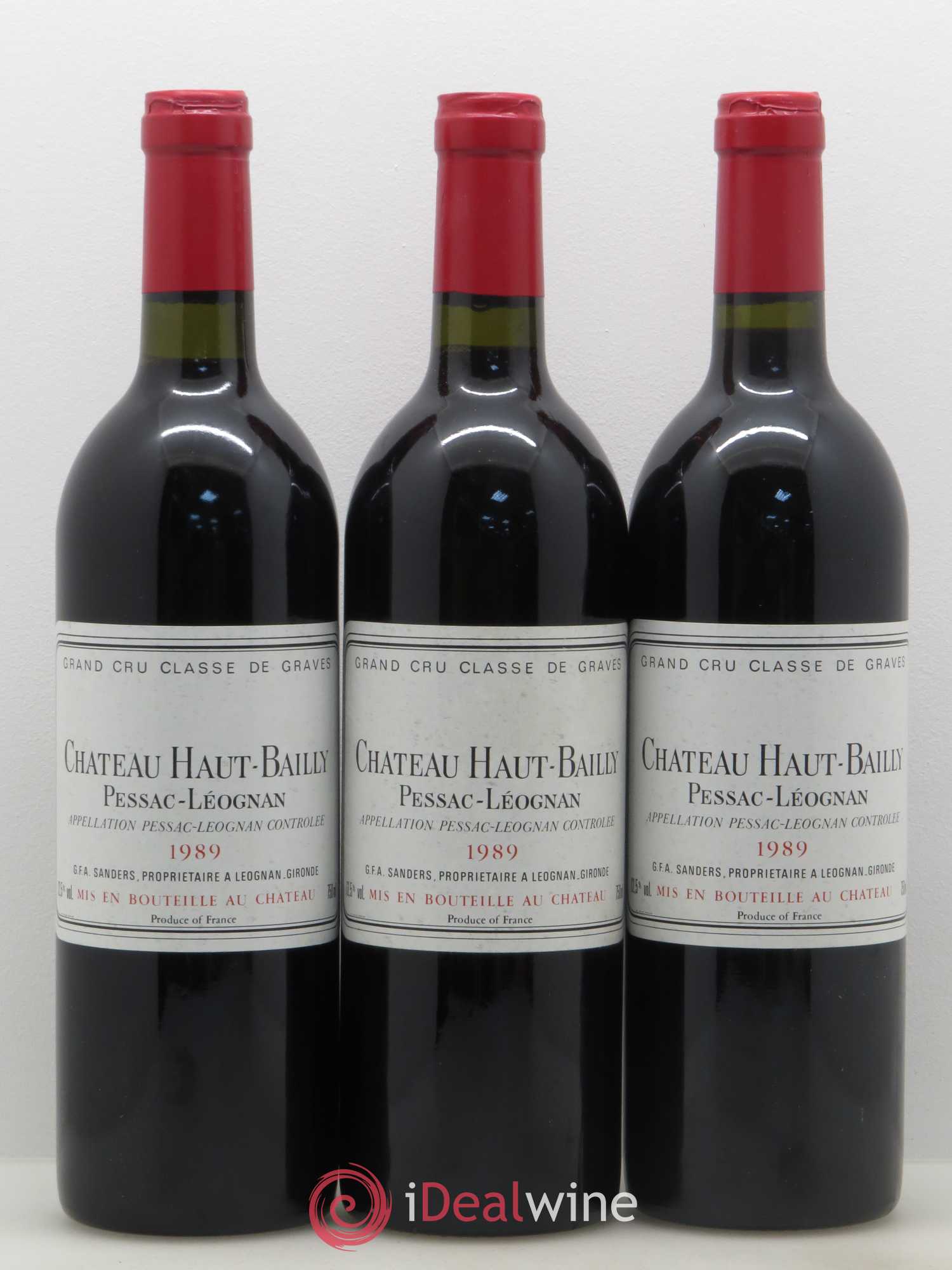 Château Haut-Bailly Cru Classé de Graves 1989 - Lot de 12 bouteilles - 2