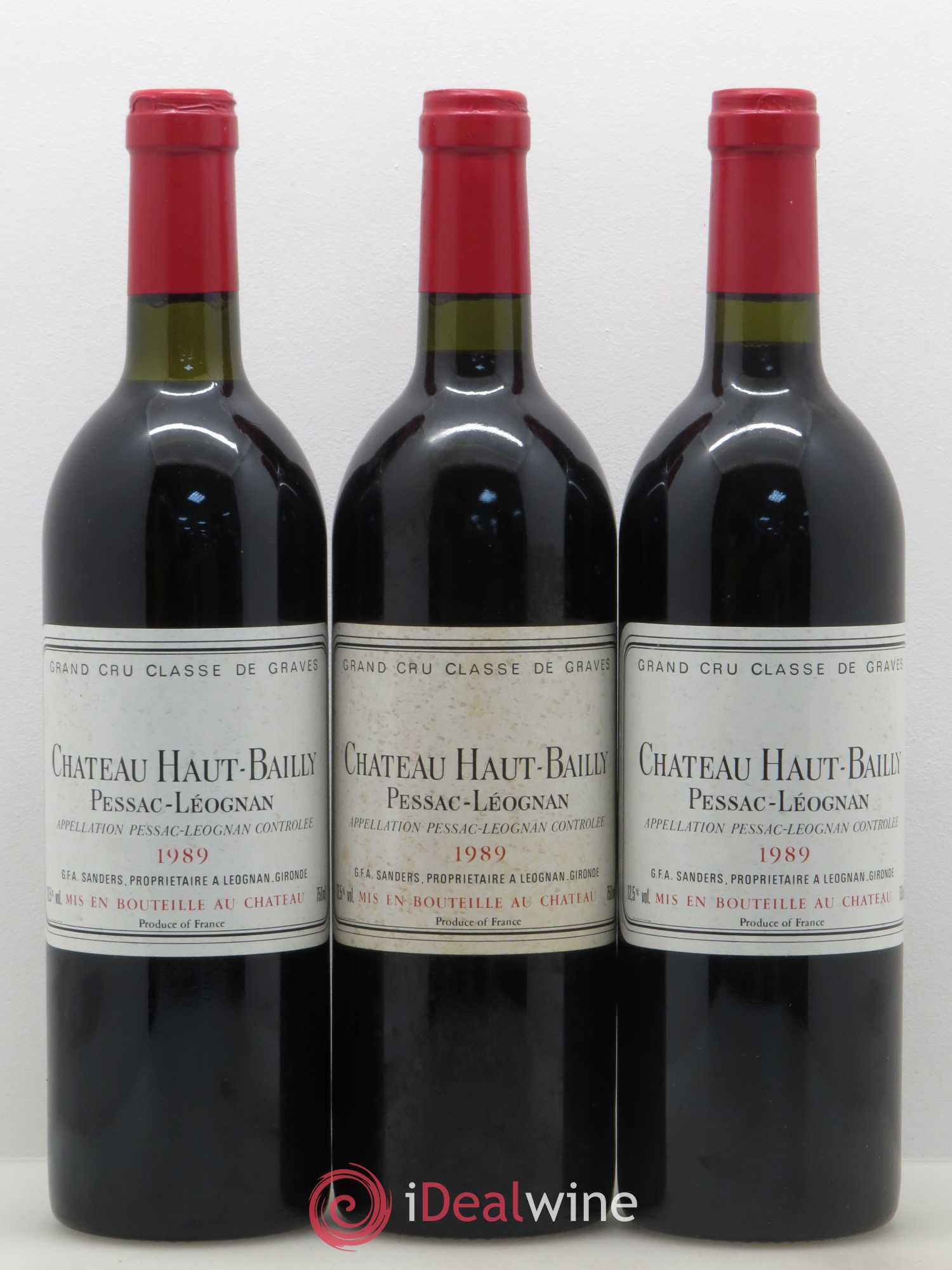 Château Haut-Bailly Cru Classé de Graves 1989 - Lot de 12 bouteilles - 3