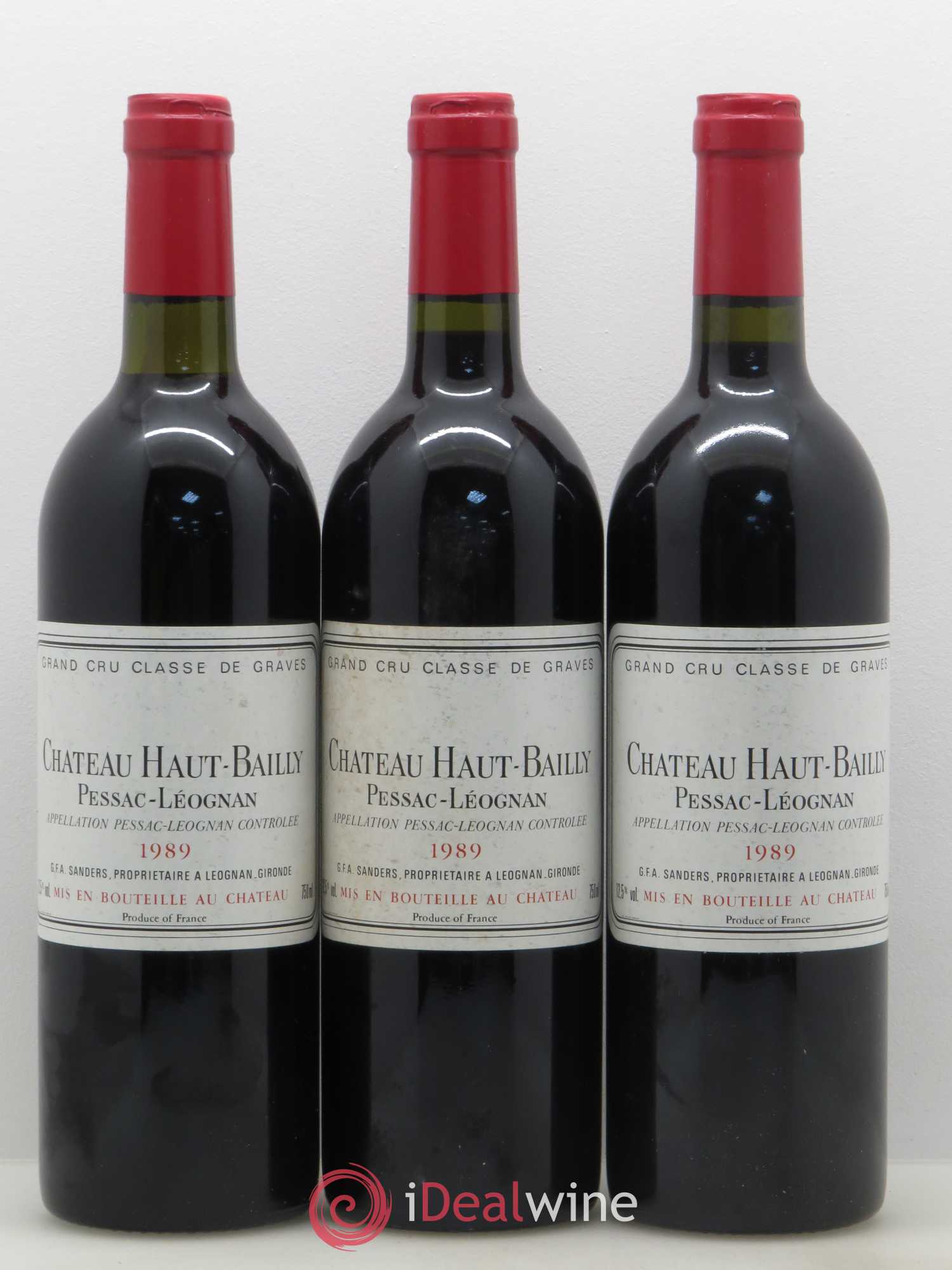 Château Haut-Bailly Cru Classé de Graves 1989 - Lot de 12 bouteilles - 4