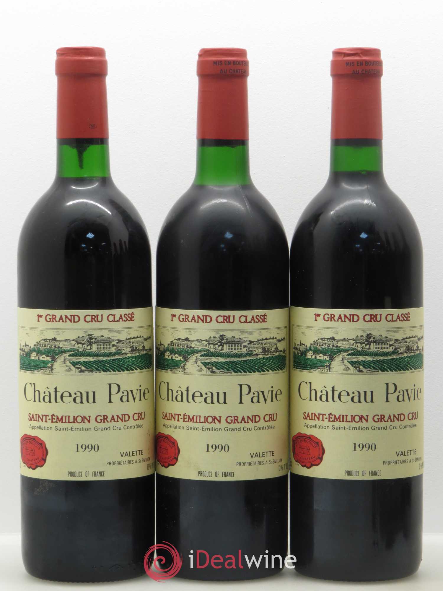 Château Pavie 1er Grand Cru Classé A 1990 - Lot de 12 bouteilles - 4