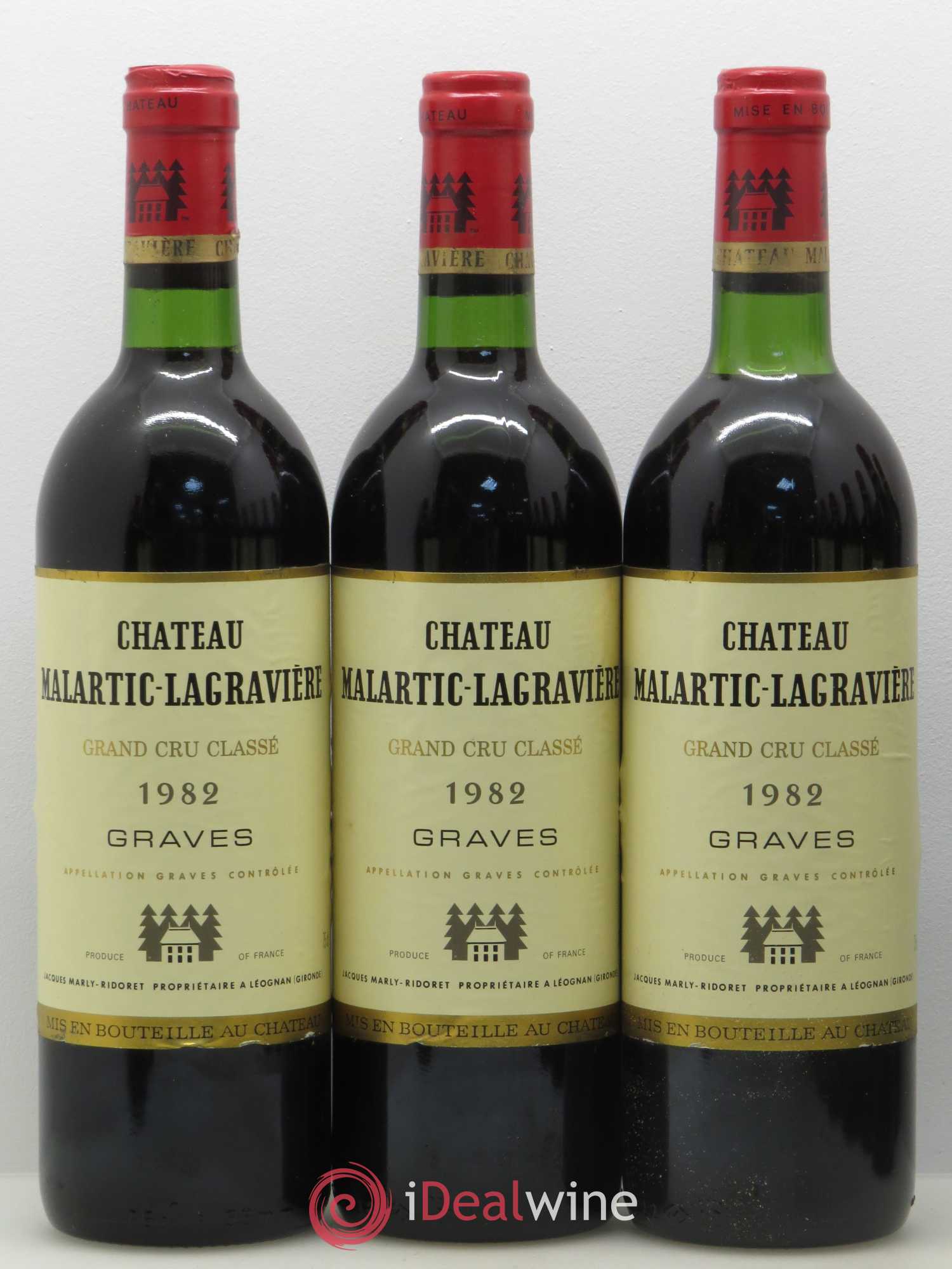 Château Malartic-Lagravière Cru Classé de Graves 1982 - Lot de 12 bouteilles - 4