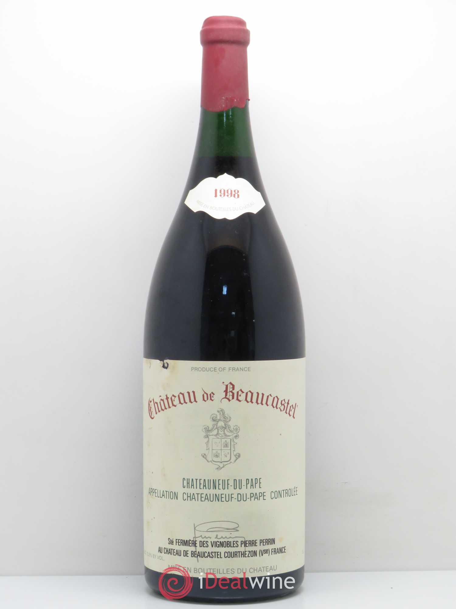 Châteauneuf-du-Pape Château de Beaucastel Famille Perrin 1998 - Lot de 1 double magnum - 0