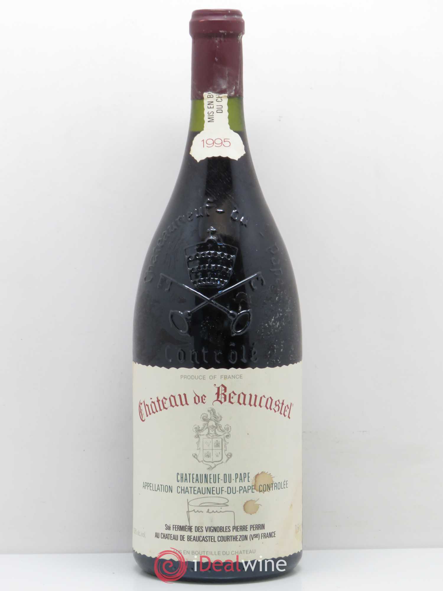Châteauneuf-du-Pape Château de Beaucastel Famille Perrin 1995 - Lot de 1 magnum - 0