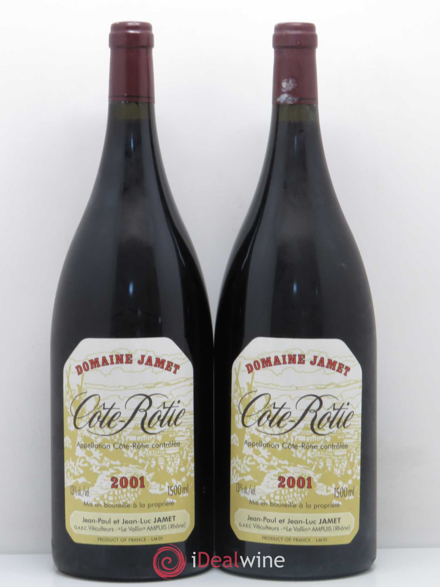 Côte-Rôtie Jamet (Domaine) 2001 - Lot de 2 magnums - 0