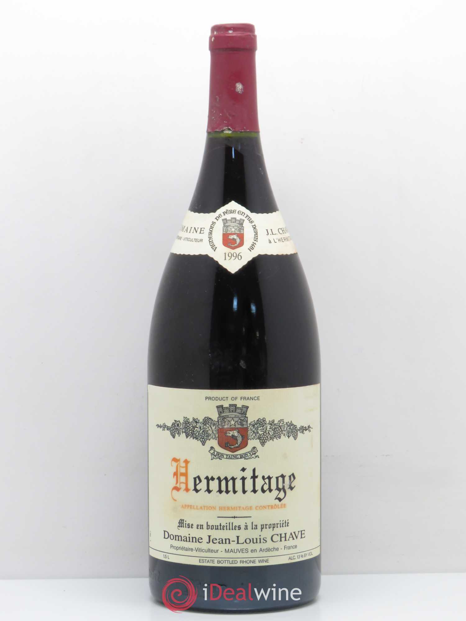 Hermitage Jean-Louis Chave 1996 - Lot de 1 magnum - 0