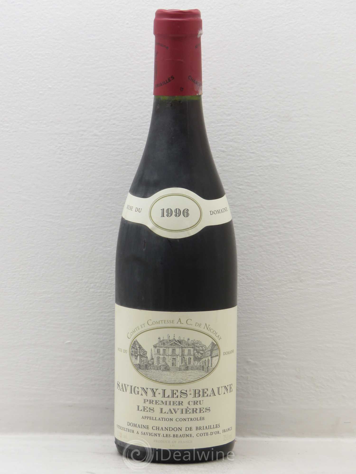 Savigny-lès-Beaune 1er Cru 1996 - Lot de 1 bouteille - 0