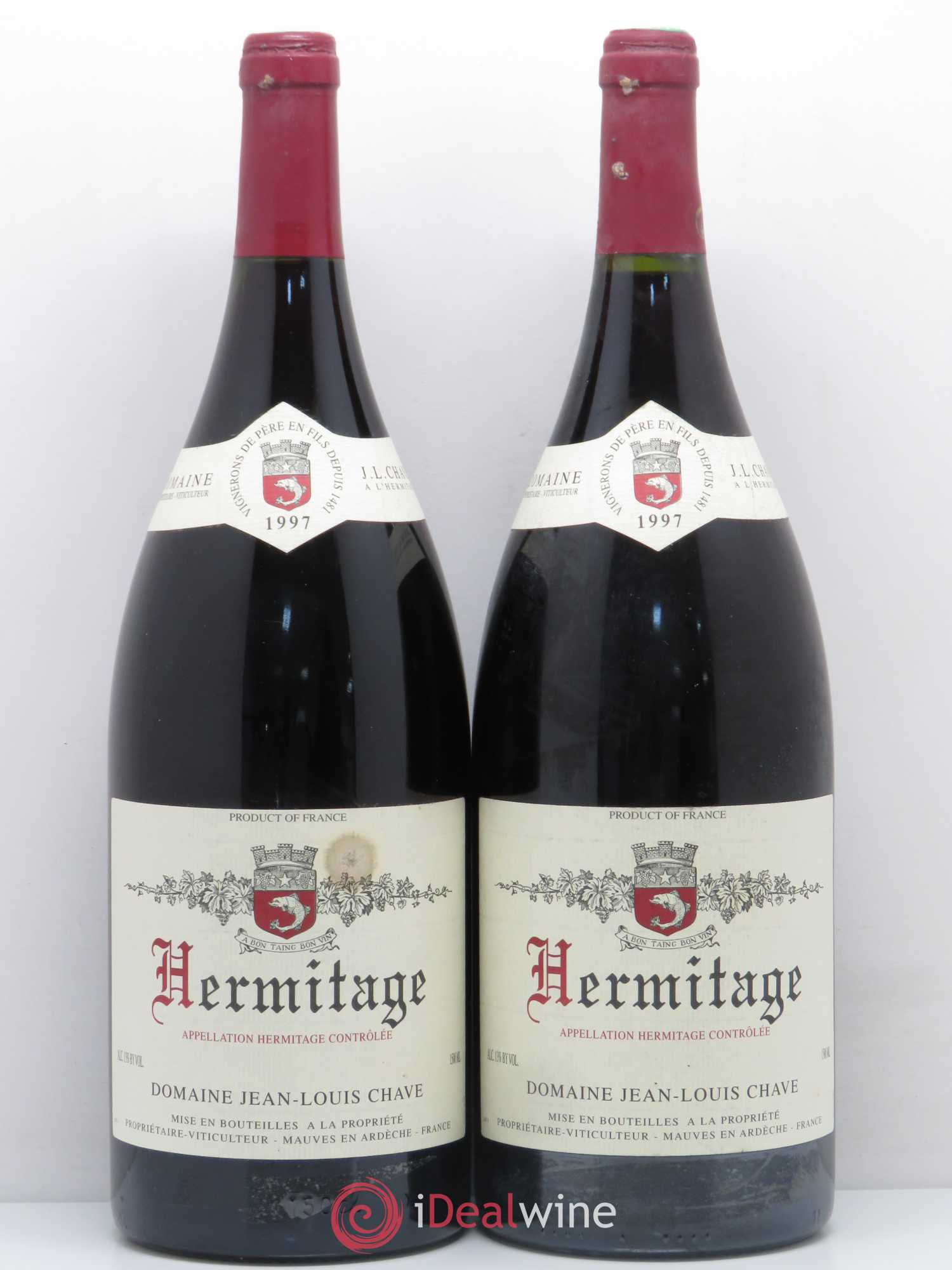 Hermitage Jean-Louis Chave 1997 - Lot de 2 magnums - 0