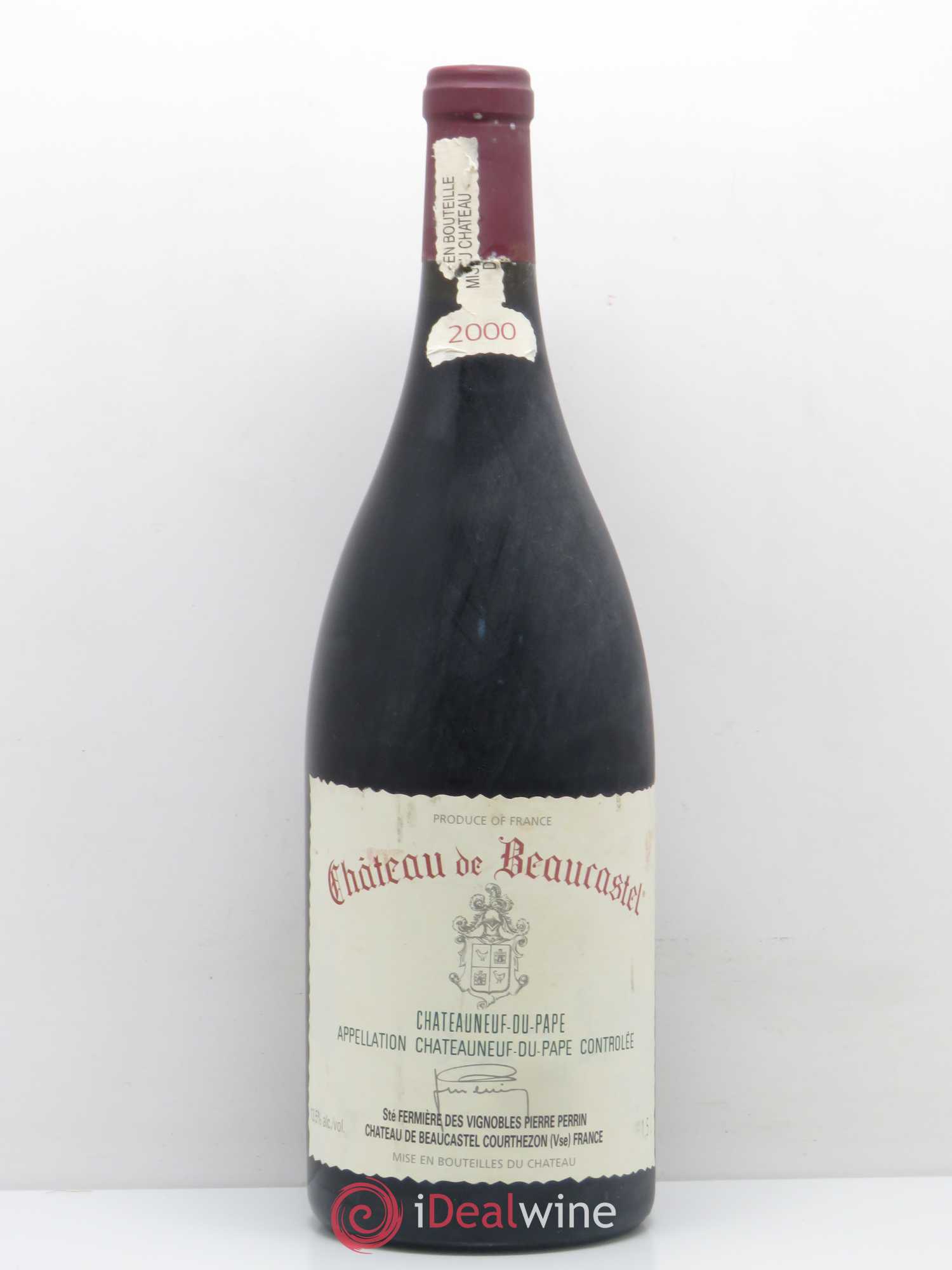 Châteauneuf-du-Pape Château de Beaucastel Famille Perrin 2000 - Lot de 1 magnum - 0